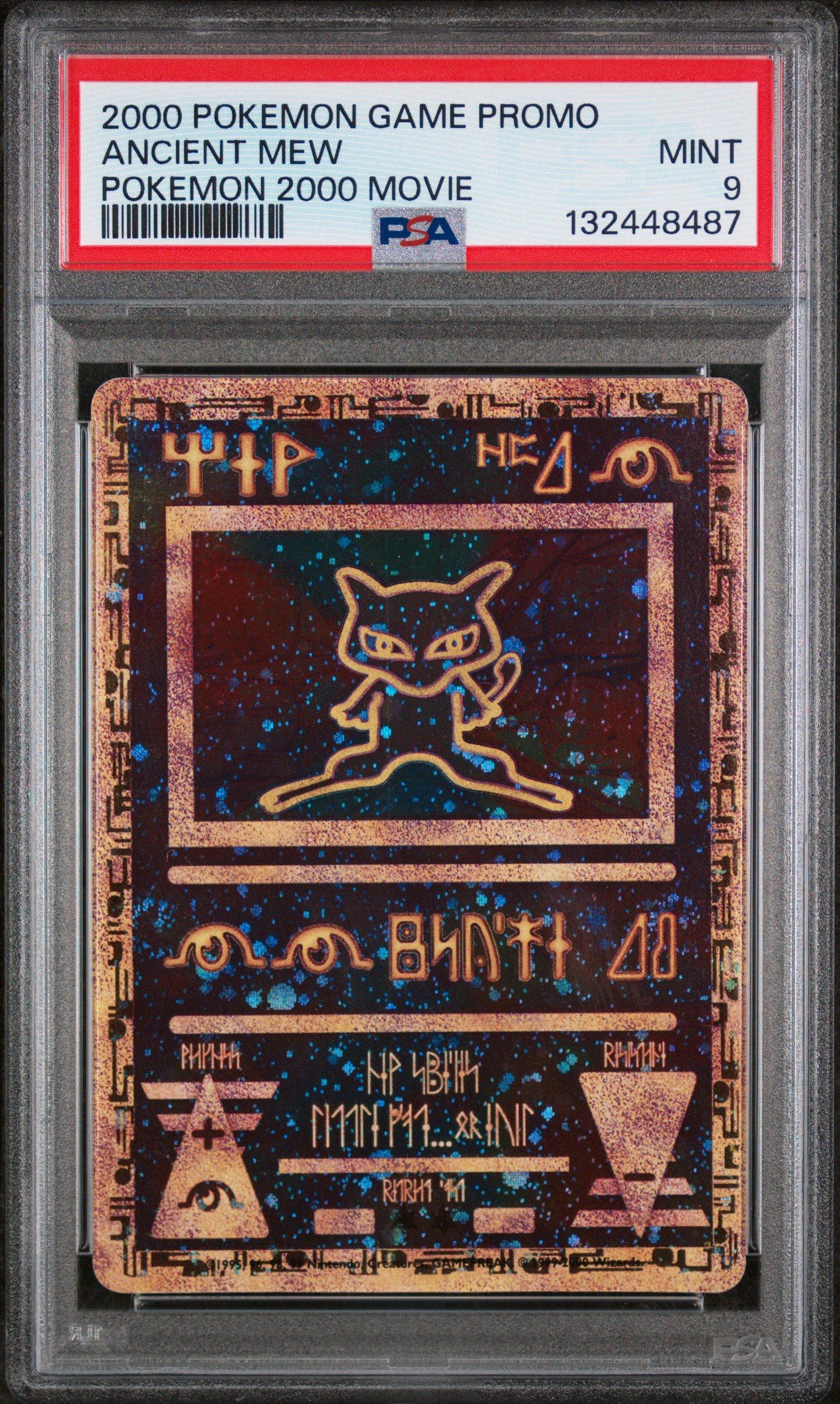 2000 Pokemon Game Movie Ancient Mew Pokemon 2000 Movie PSA 9