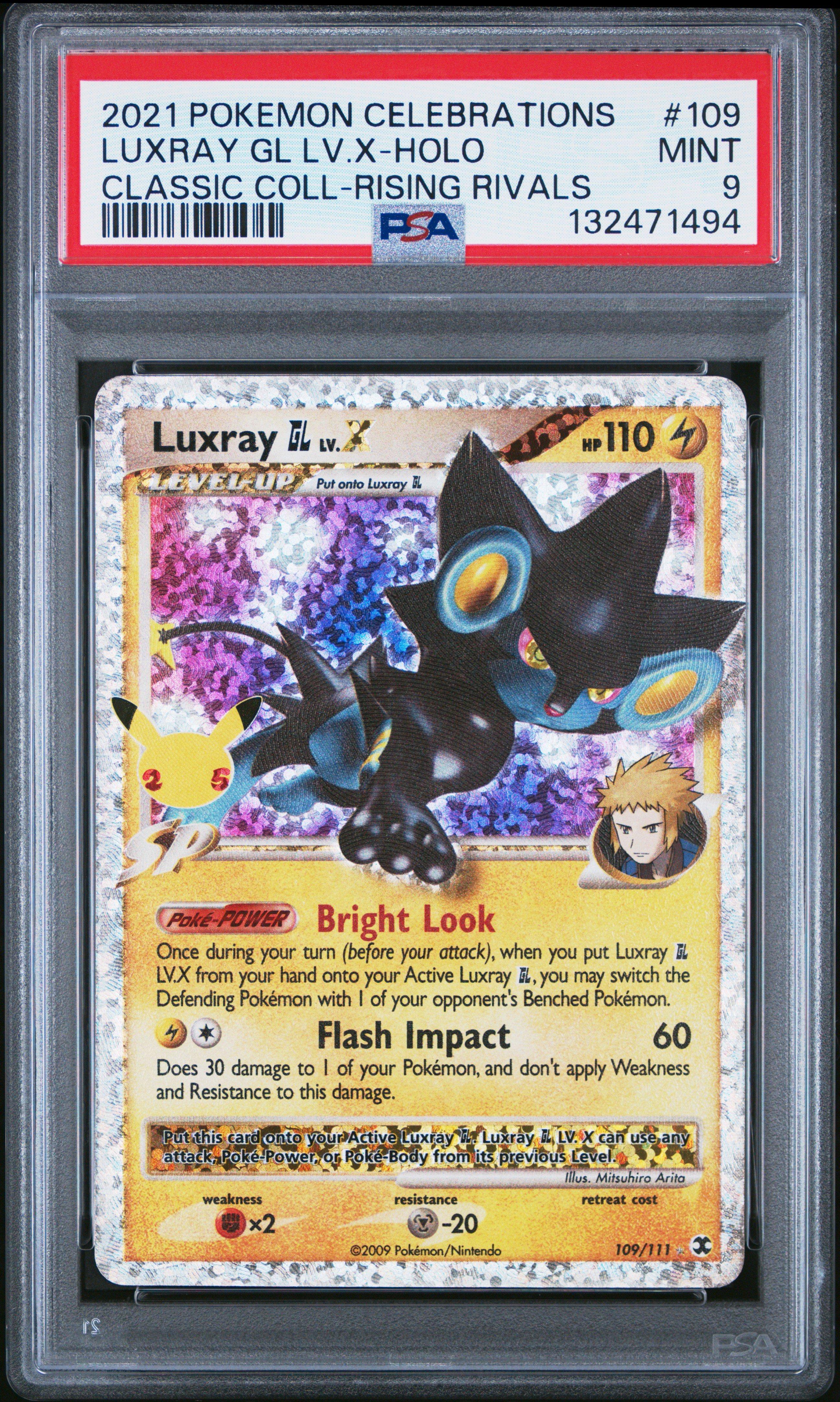 2021 Pokemon Celebrations Classic Collection 109 Luxray Gl Lv.x