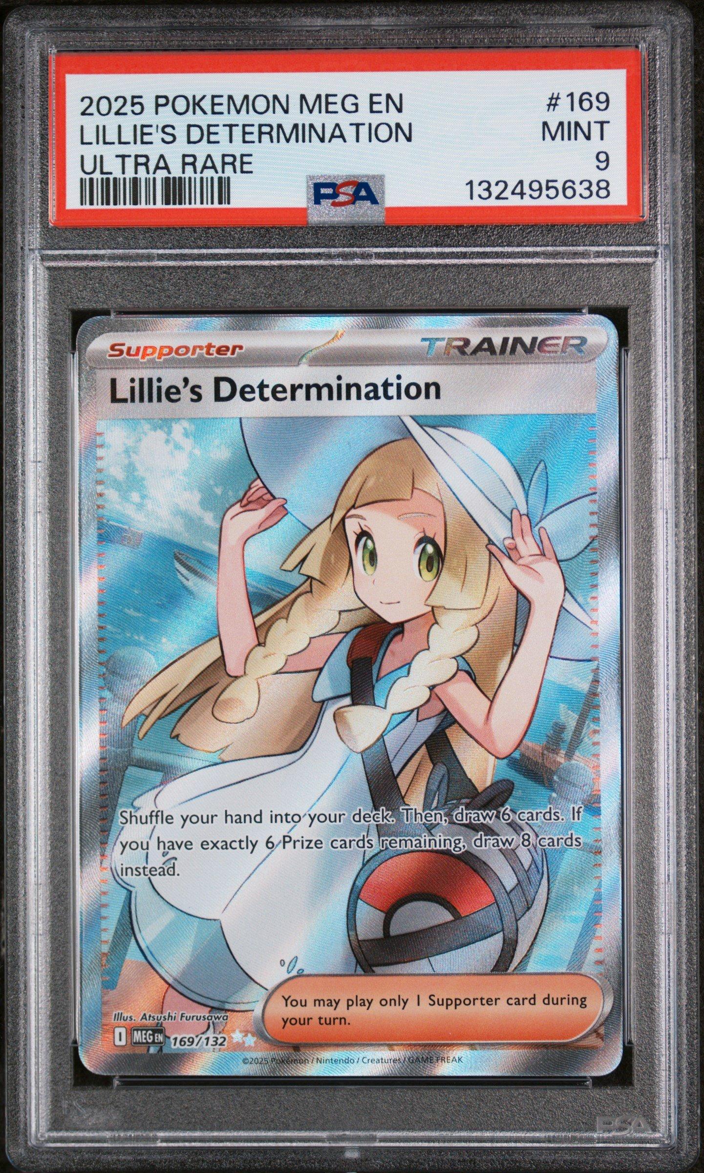 2025 Pokemon Meg En-mega Evolution 169 Lillie's Determination