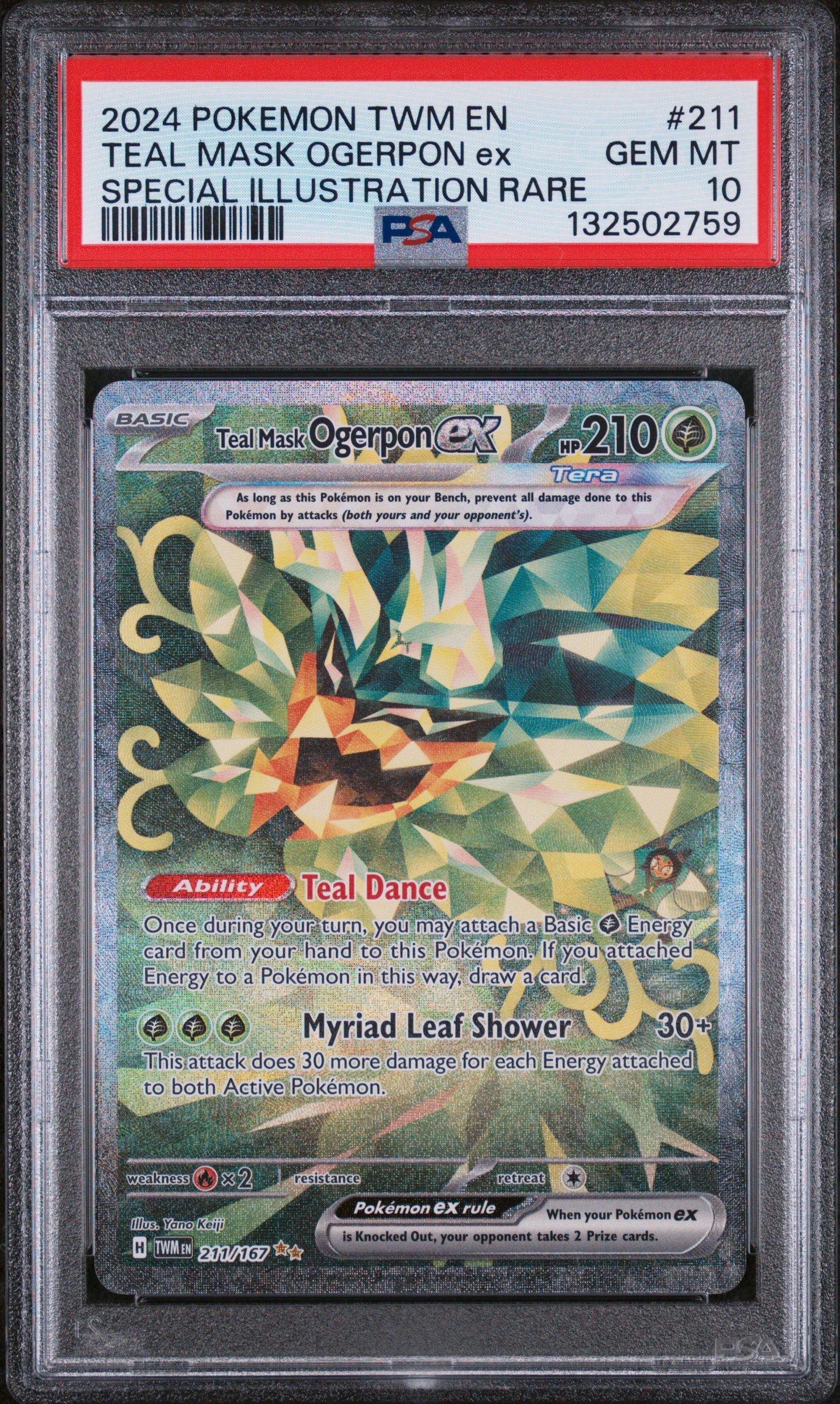 2024 Pokemon Twm En-twilight Masquerade 211 Teal Mask Ogerpon Ex