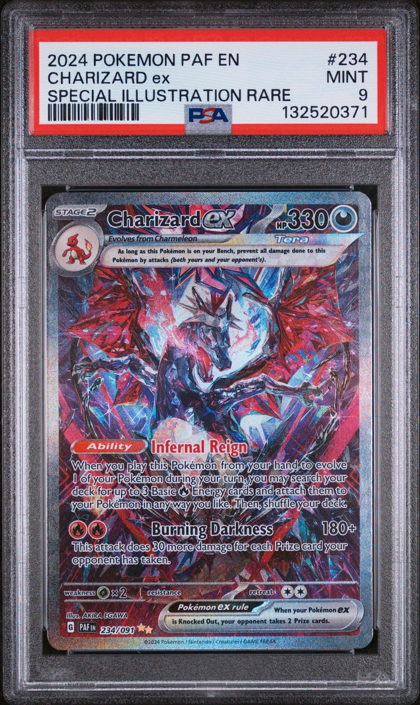 2024 Pokemon Paf En-paldean Fates 234 Charizard Ex Special