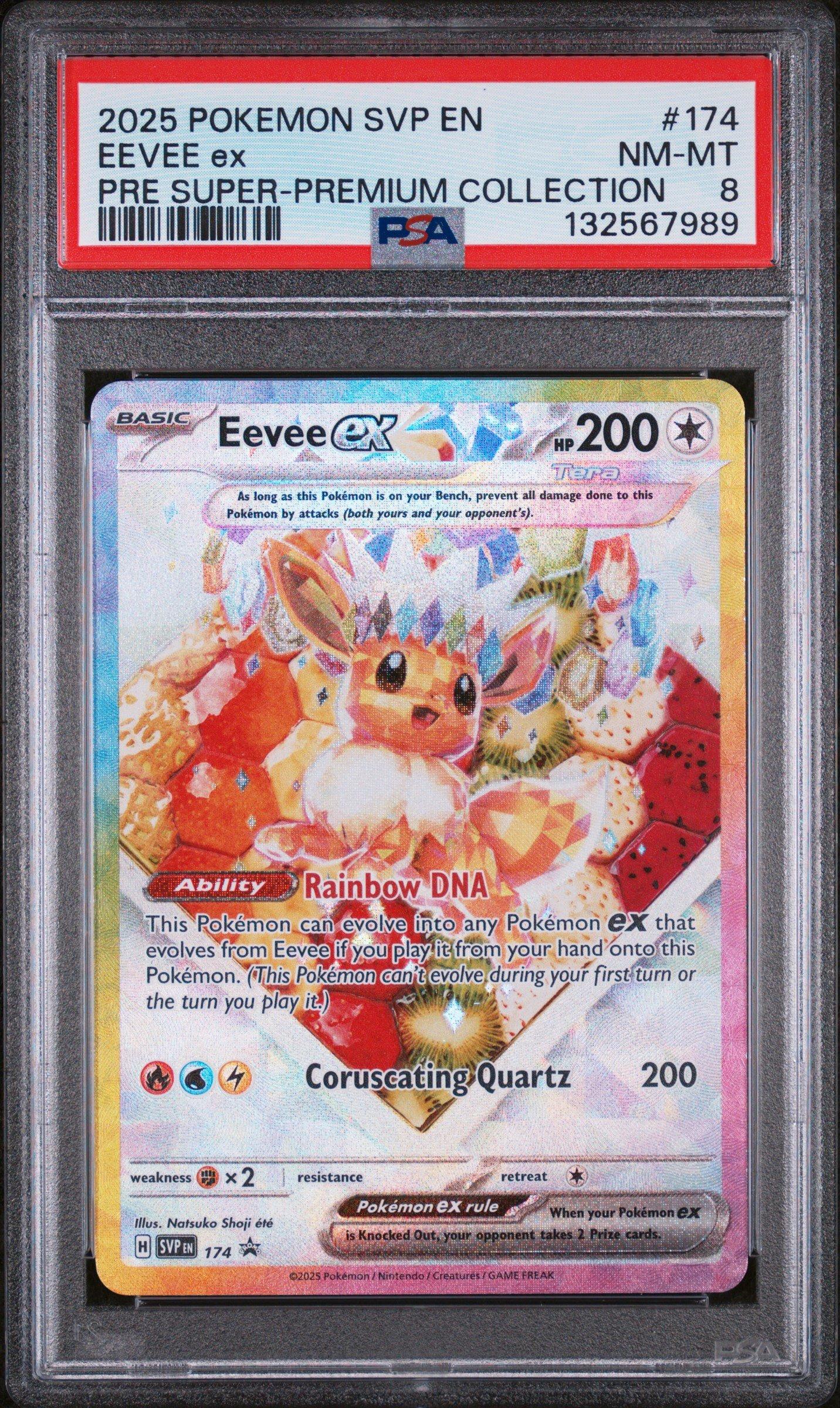 2025 Pokemon Svp En-sv Black Star Promo 174 Eevee Ex Prismatic