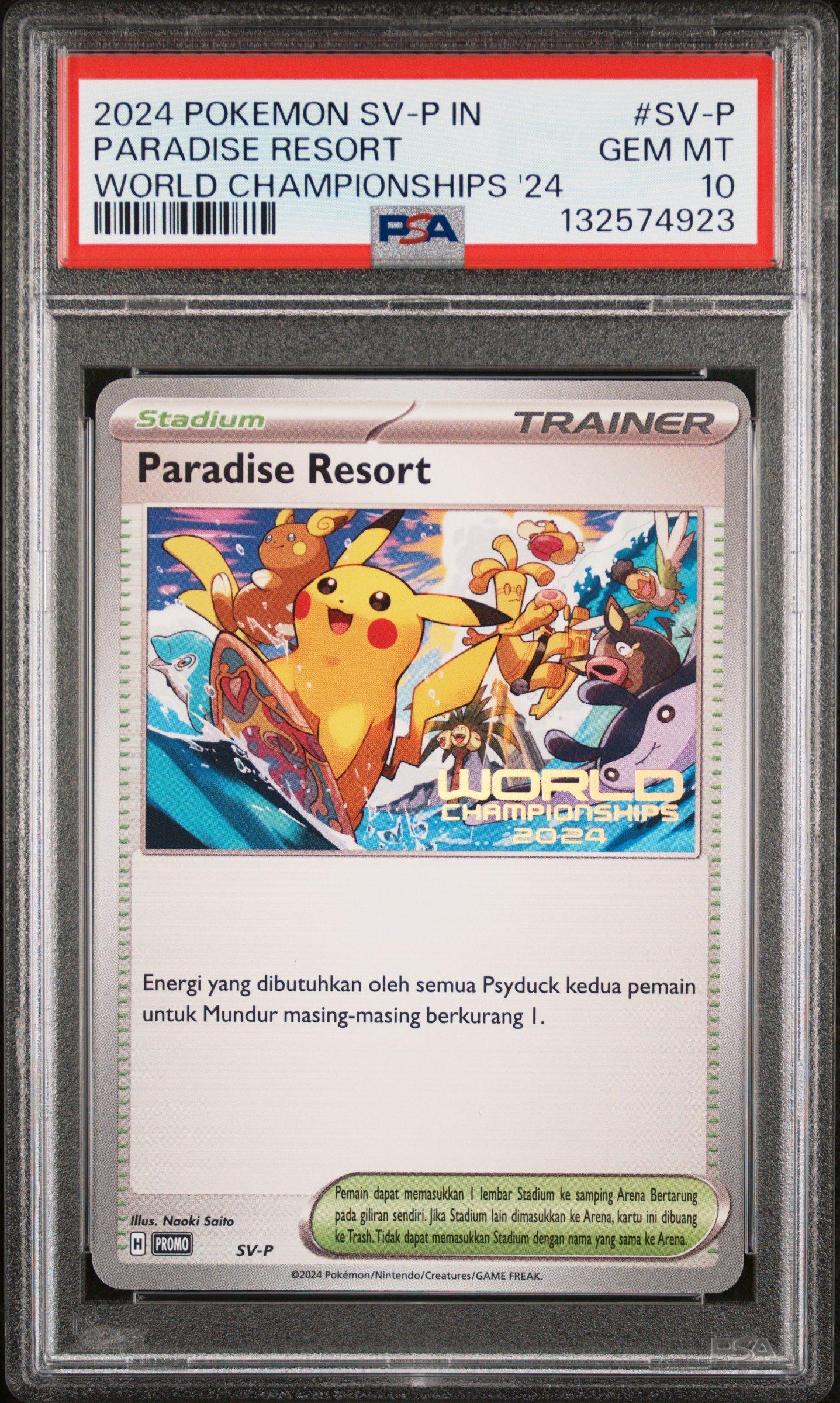 2024 Pokemon Indonesian Sv-p Promo Sv-p Paradise Resort World