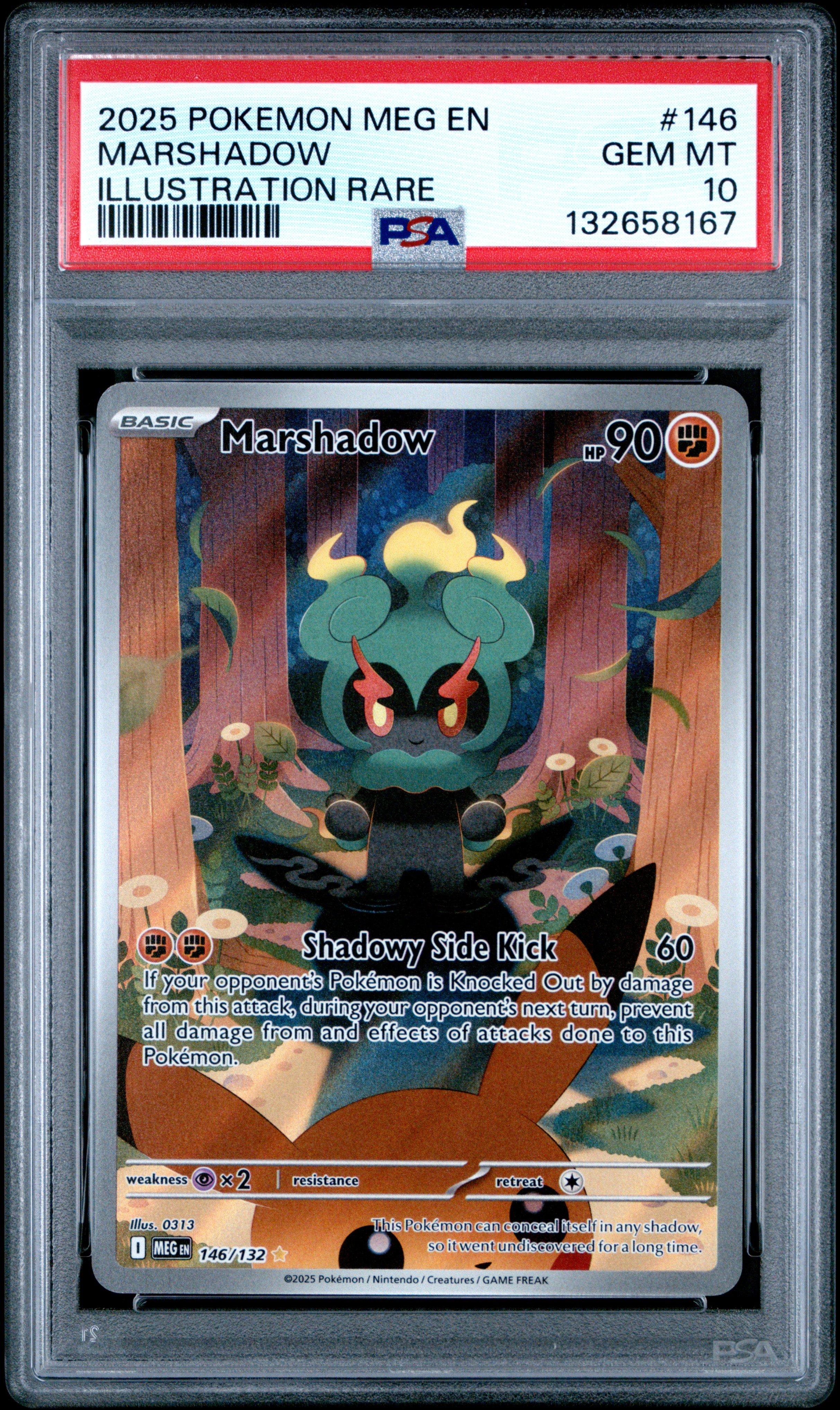 2025 ダーク・マジシャン PSA 10 2025 Pokemon Meg En-mega Evolution 146 Marshadow Illustration Rare