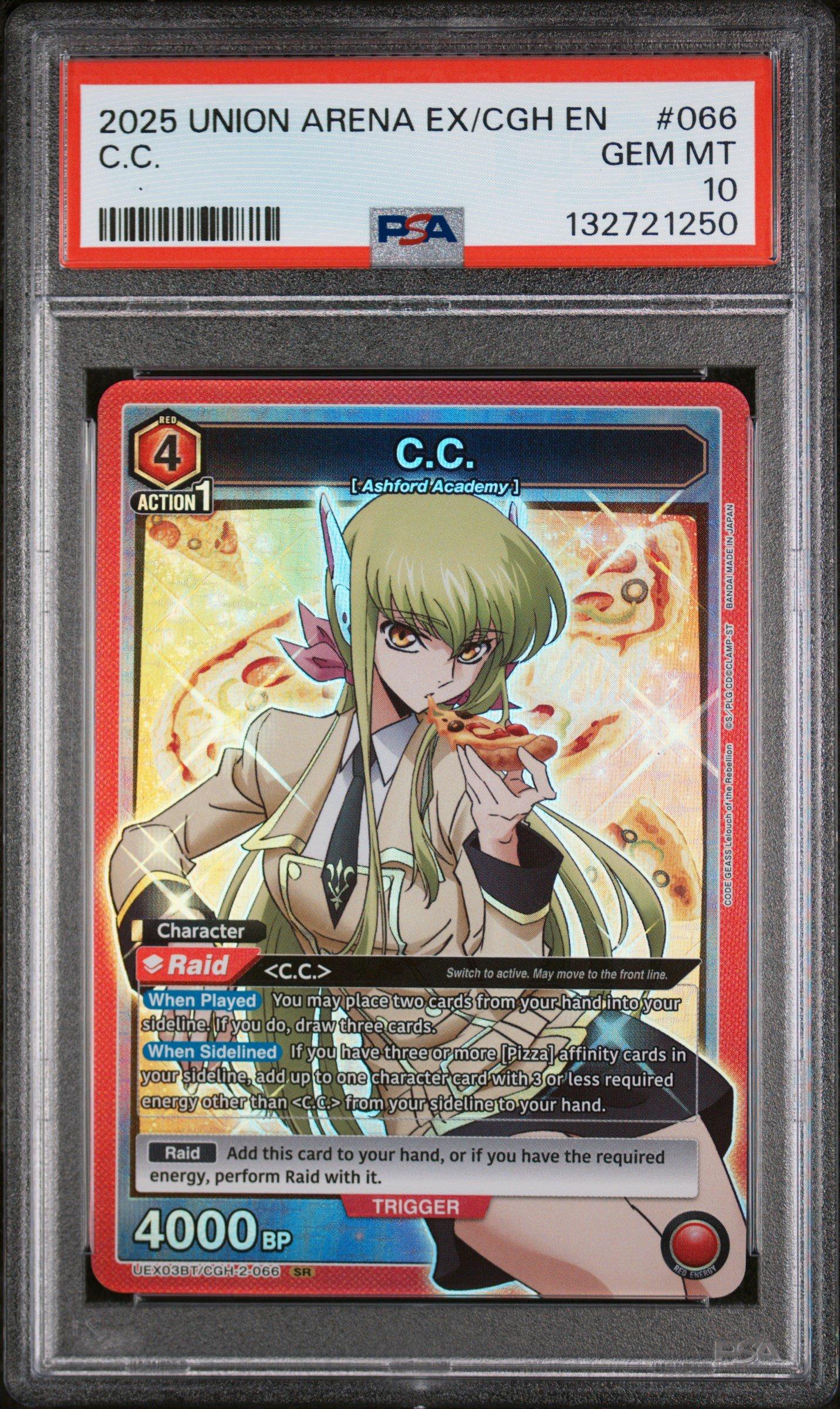 2025 Union Arena Uex03bt/cgh Code Geass Lelouch Of The Rebellion