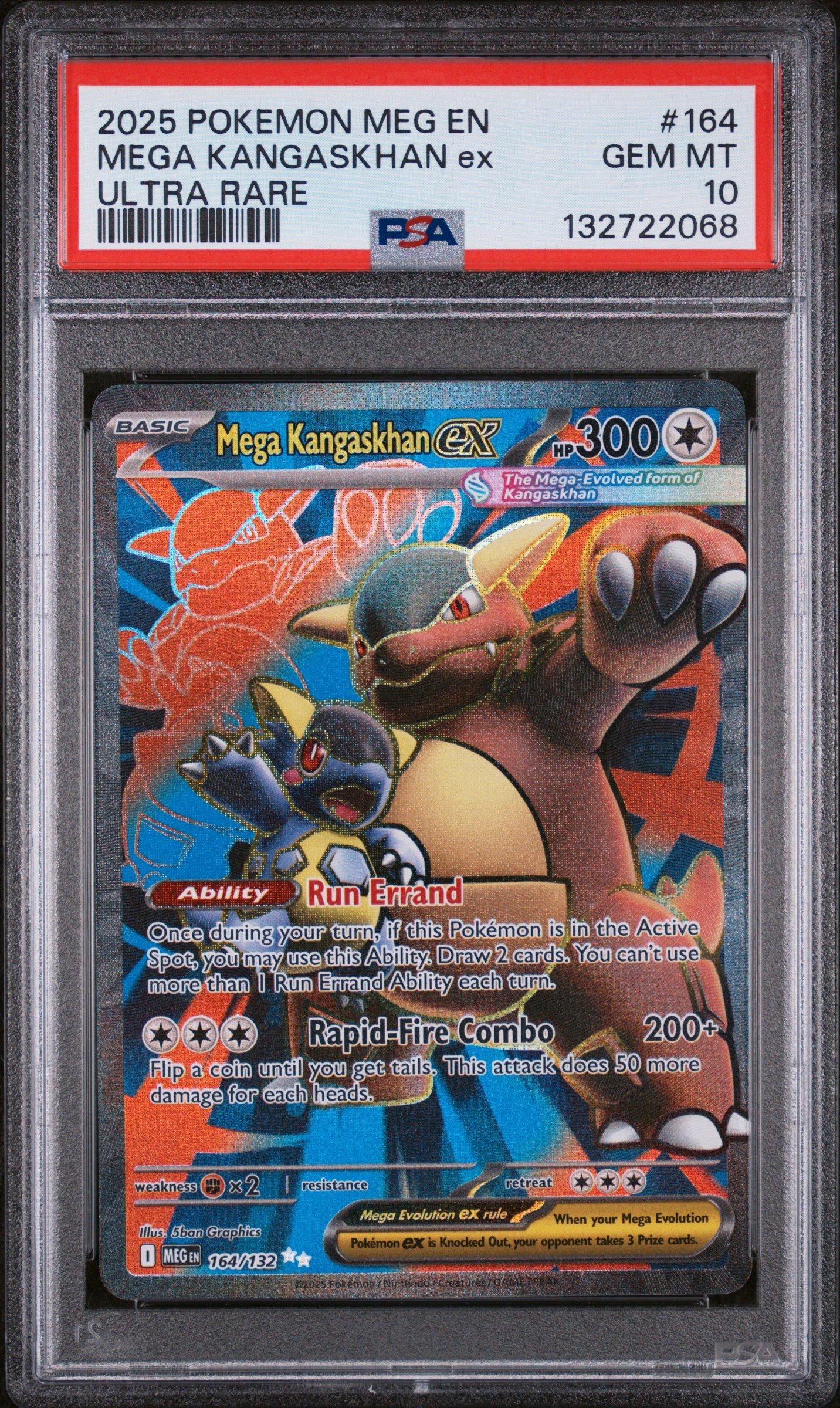 ポケカ　メガガルーラex psa10 MEGA KANGASKHAN ex PSA 10 Pokemon Card Mega Kangaskhan ex SAR 089/063 M1S Mega