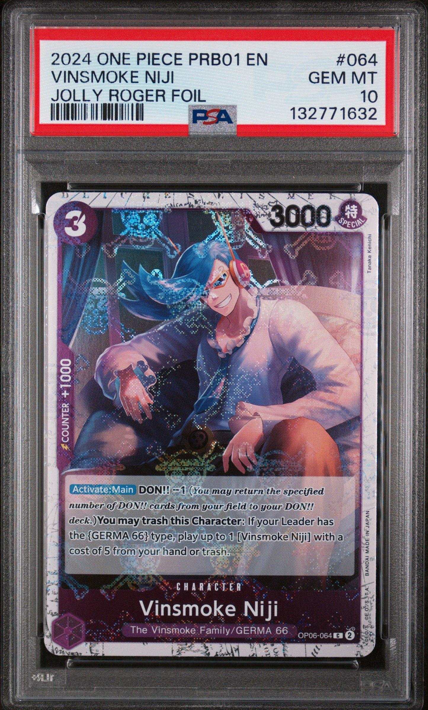 PSA10DON!! CARDロジャー0802 2024 One Piece Prb01-premium Booster -one Piece Card The Best- 064