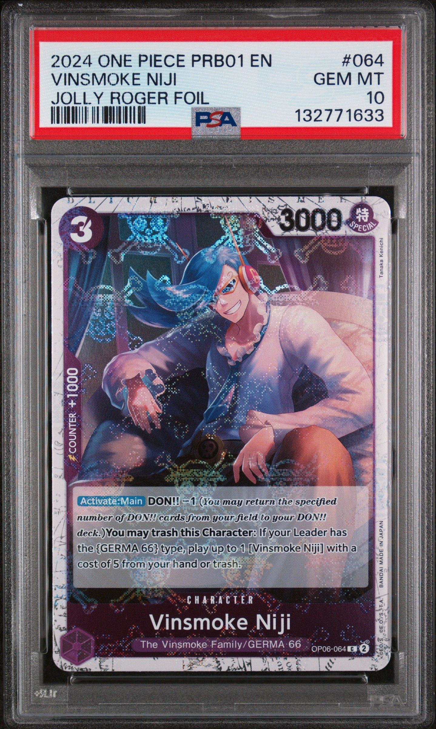 2024 One Piece Prb01-premium Booster -one Piece Card The Best- 064