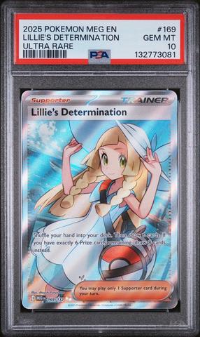 2025 Pokemon Meg En-mega Evolution 169 Lillie's Determination