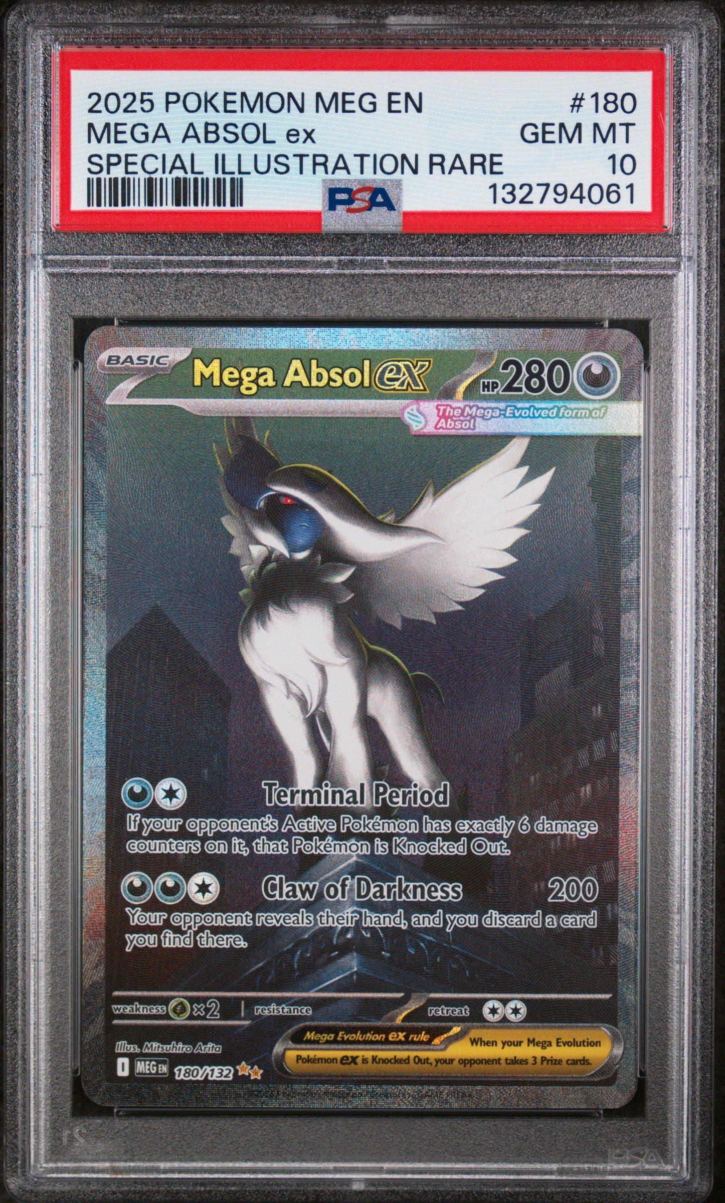 2025 Pokemon Meg En-mega Evolution 180 Mega Absol Ex Special
