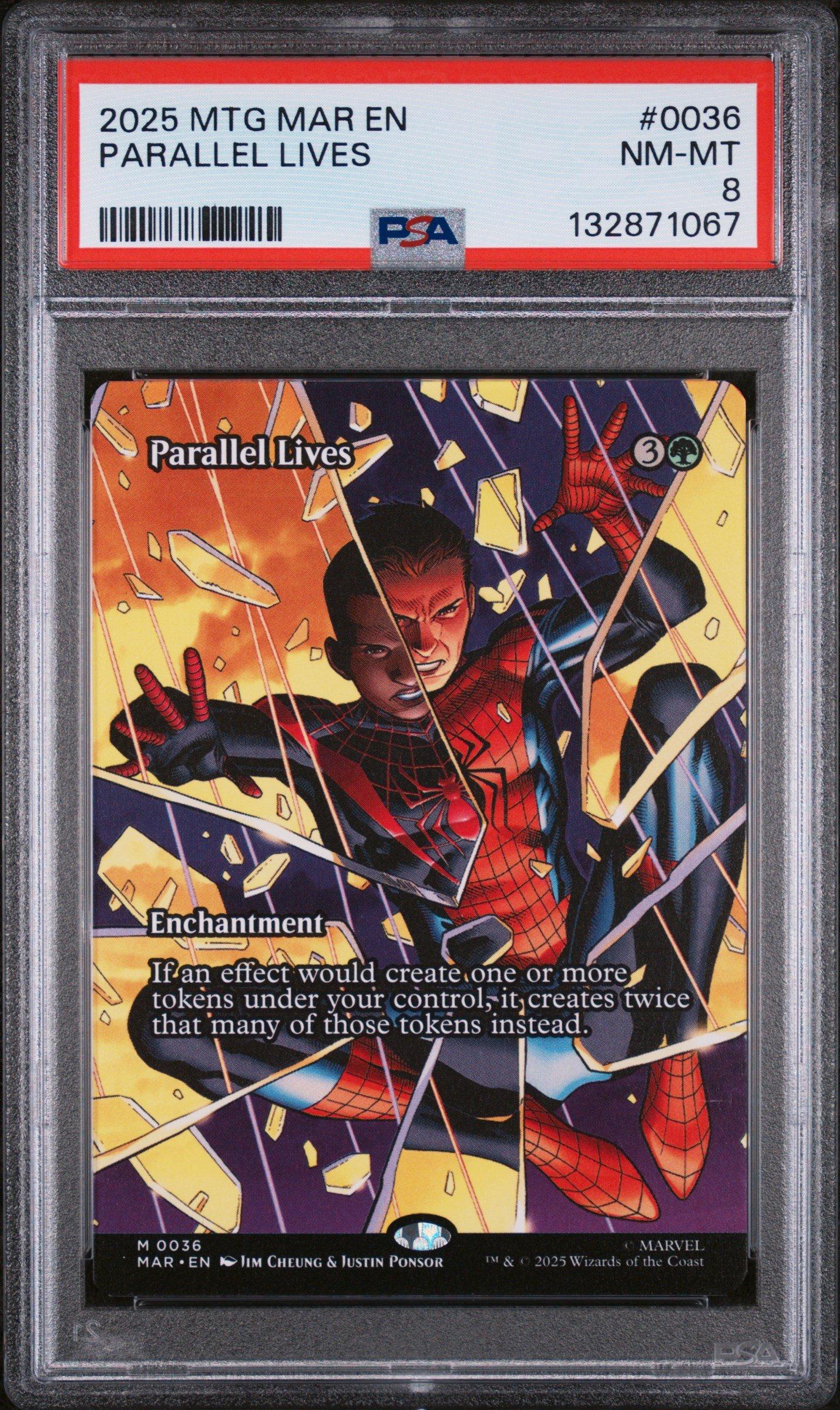 マジック：ザ・ギャザリング Tropical  PSA 8 2025 Magic The Gathering Marvel's Spider-man: Source Material 0036
