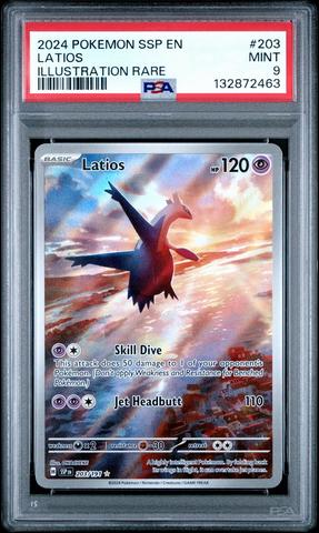 2024 Pokemon Ssp En-surging Sparks 203 Latios Illustration Rare