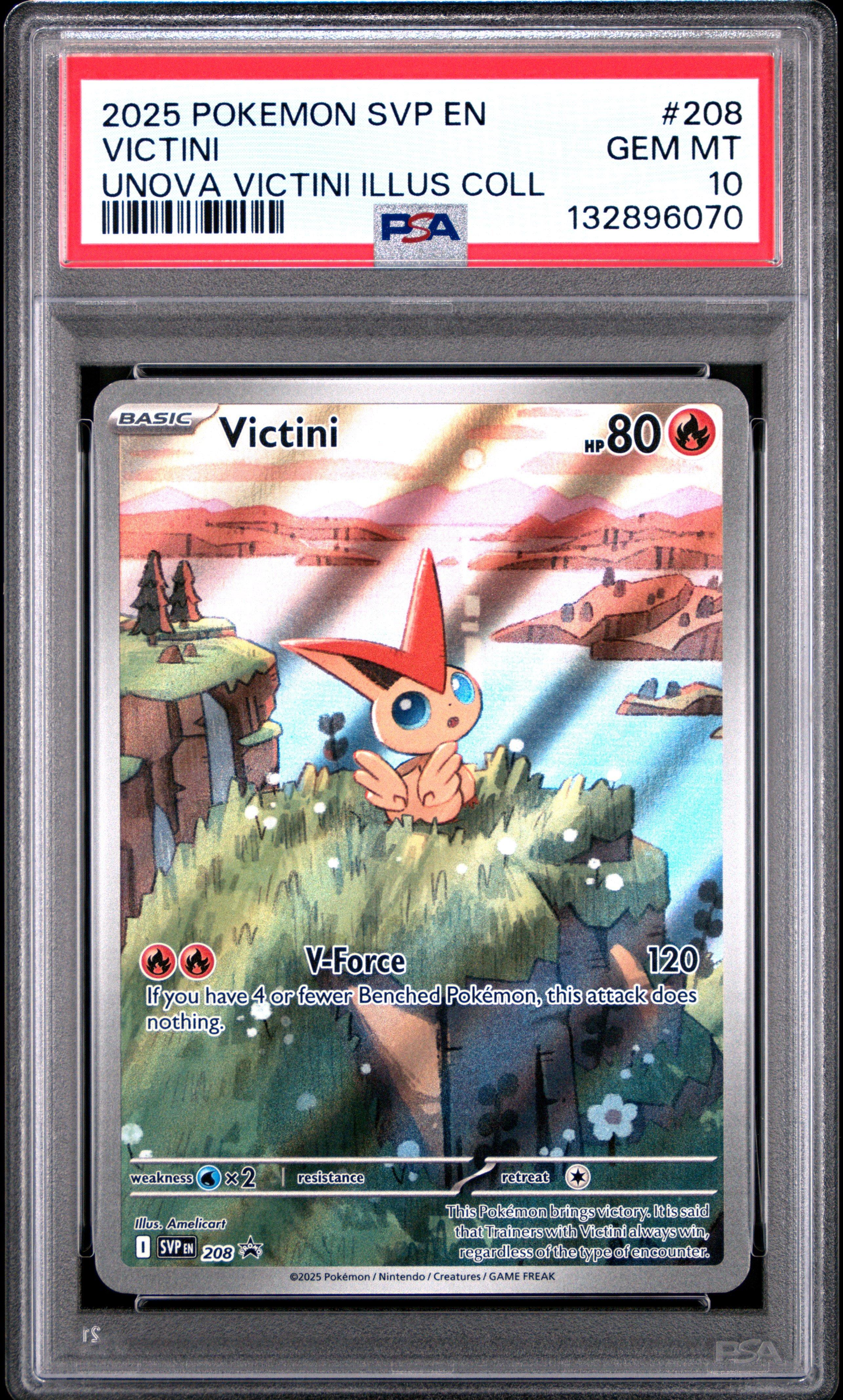 【PSA10】 Victini 208 SVP ジャンボカード 2025 Pokemon Svp En-sv Black Star Promo 208 Victini Unova Victini