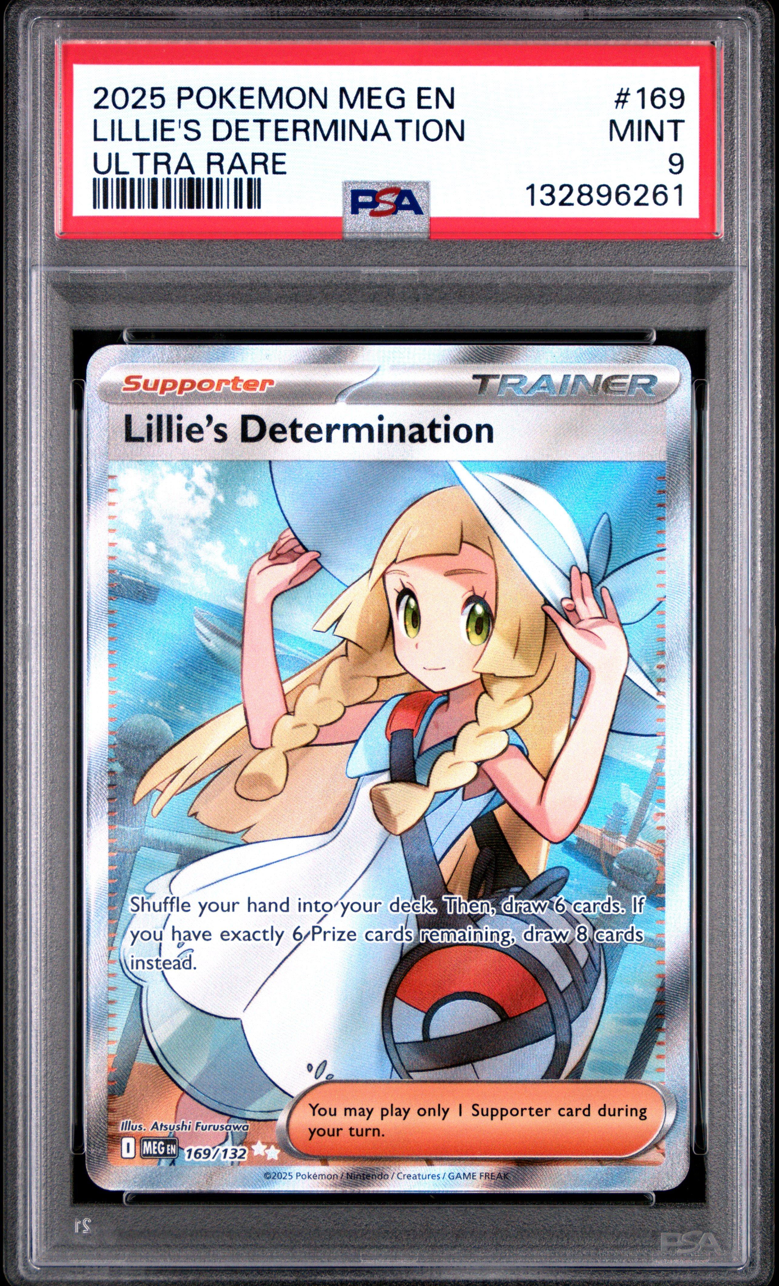 2025 Pokemon Meg En-mega Evolution 169 Lillie's Determination