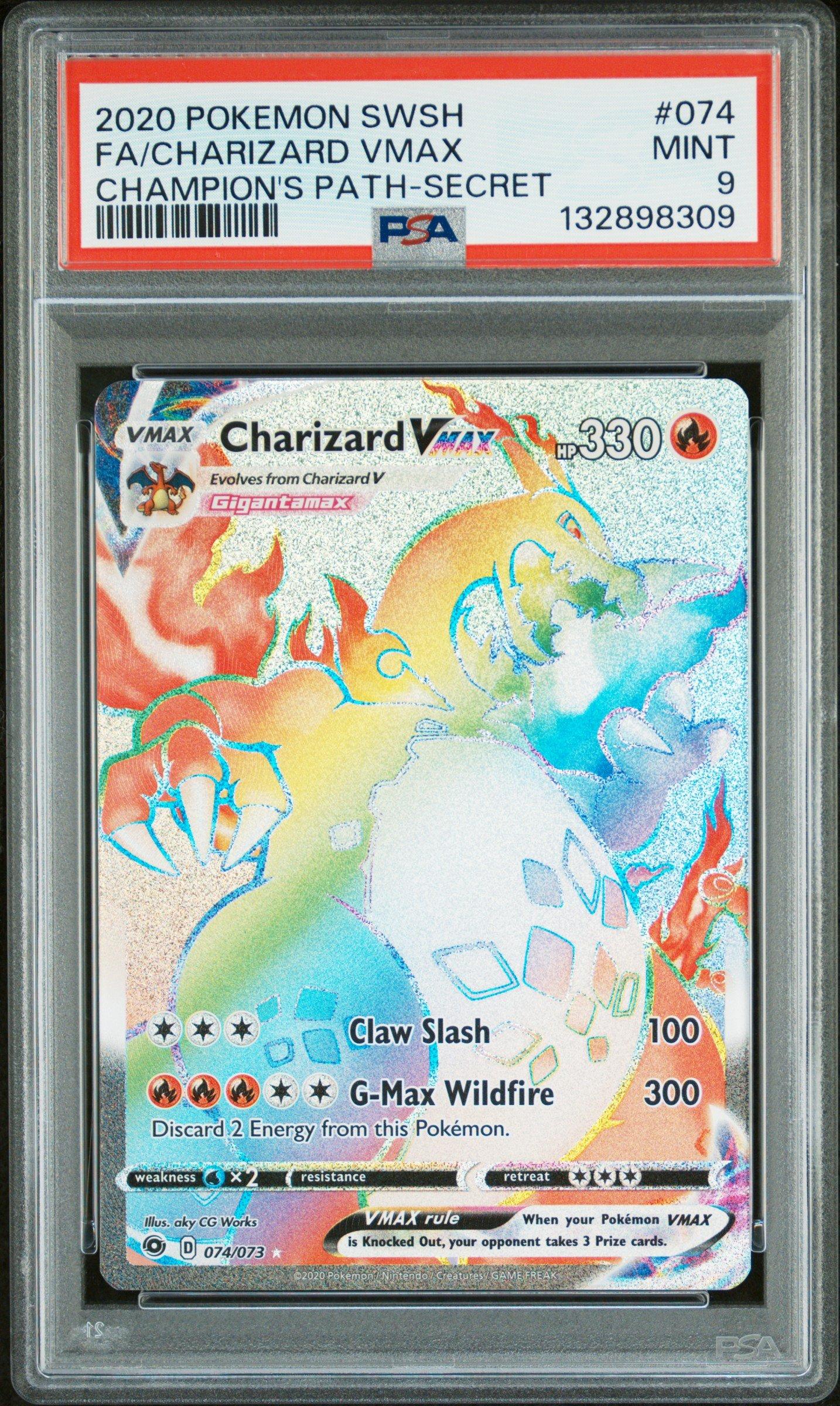 2020 Pokemon Sword & Shield Champion's Path 074 Full Art/charizard