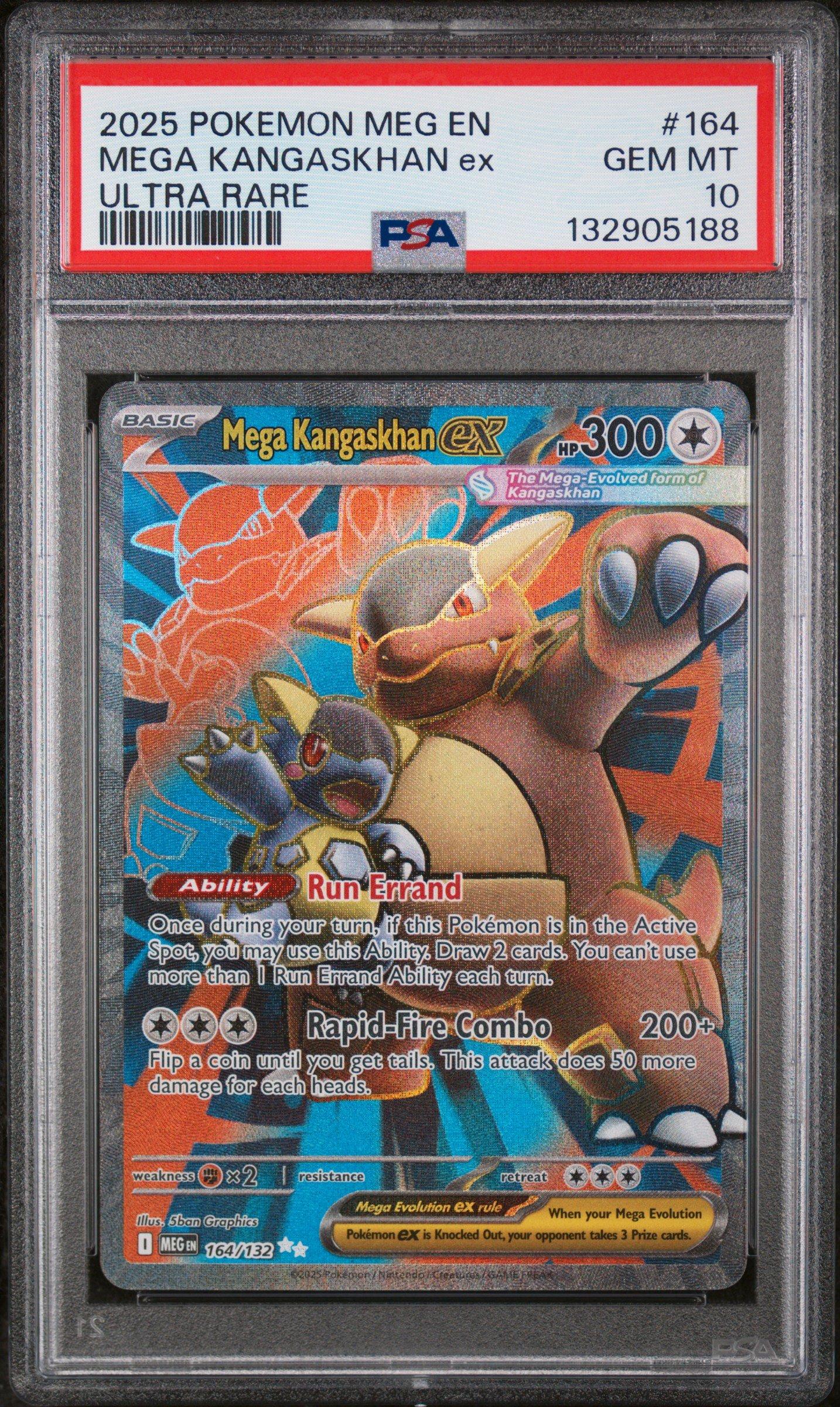 2025 Pokemon Meg En-mega Evolution 164 Mega Kangaskhan Ex Ultra