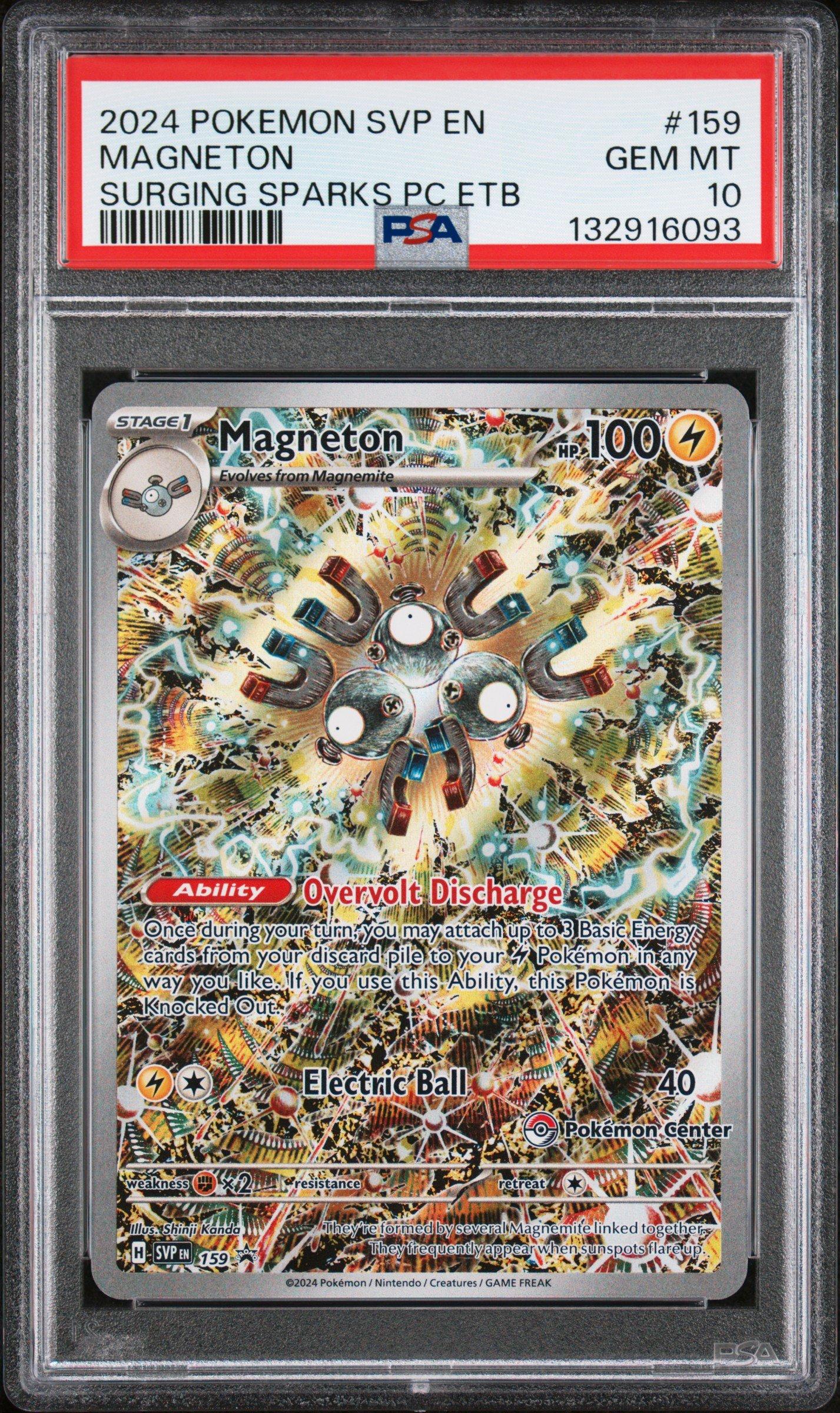 2024 Pokemon Svp En-sv Black Star Promo 159 Magneton Surging