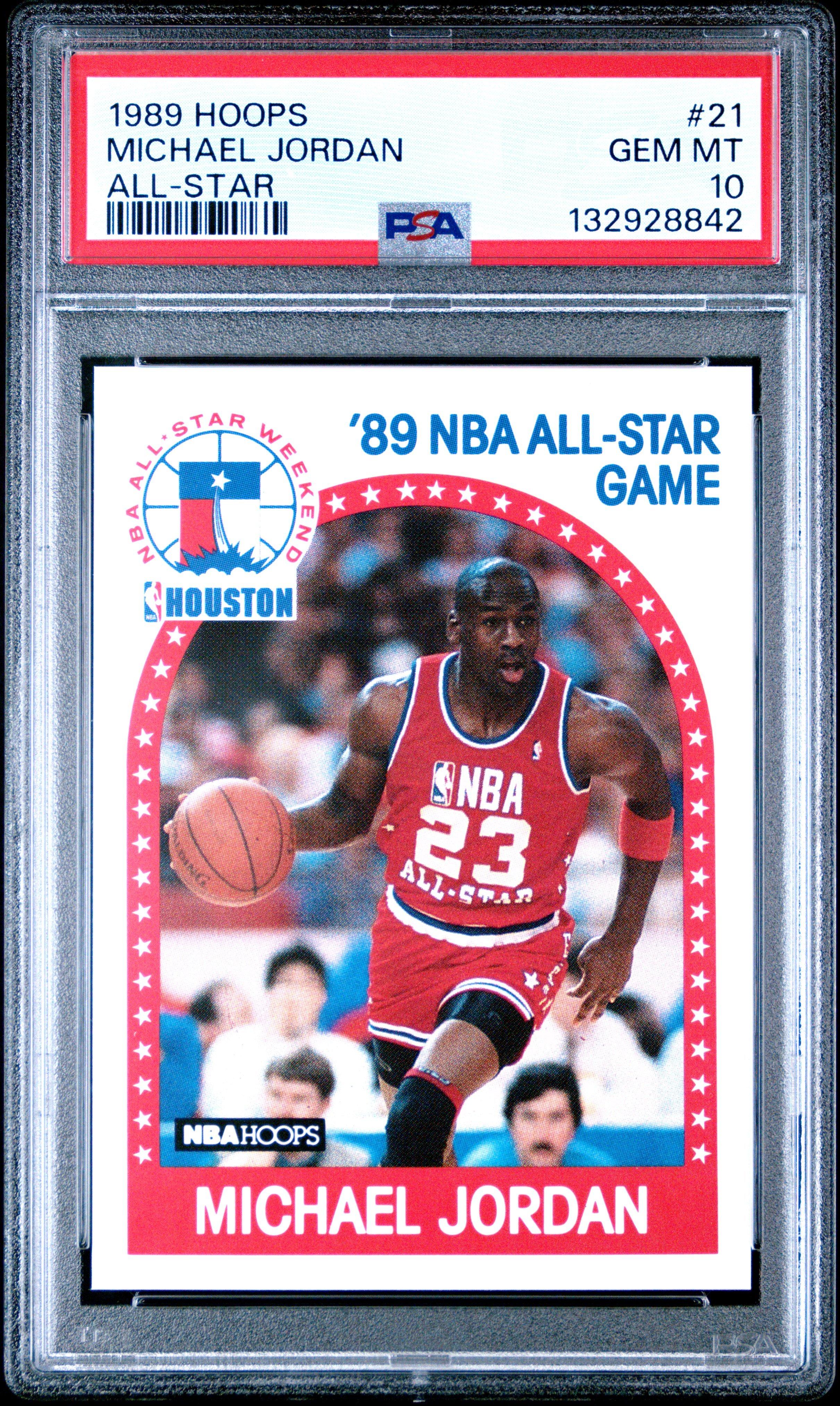 1989 Hoops 21 Michael Jordan All-star PSA 10 Graded Card | GameStop
