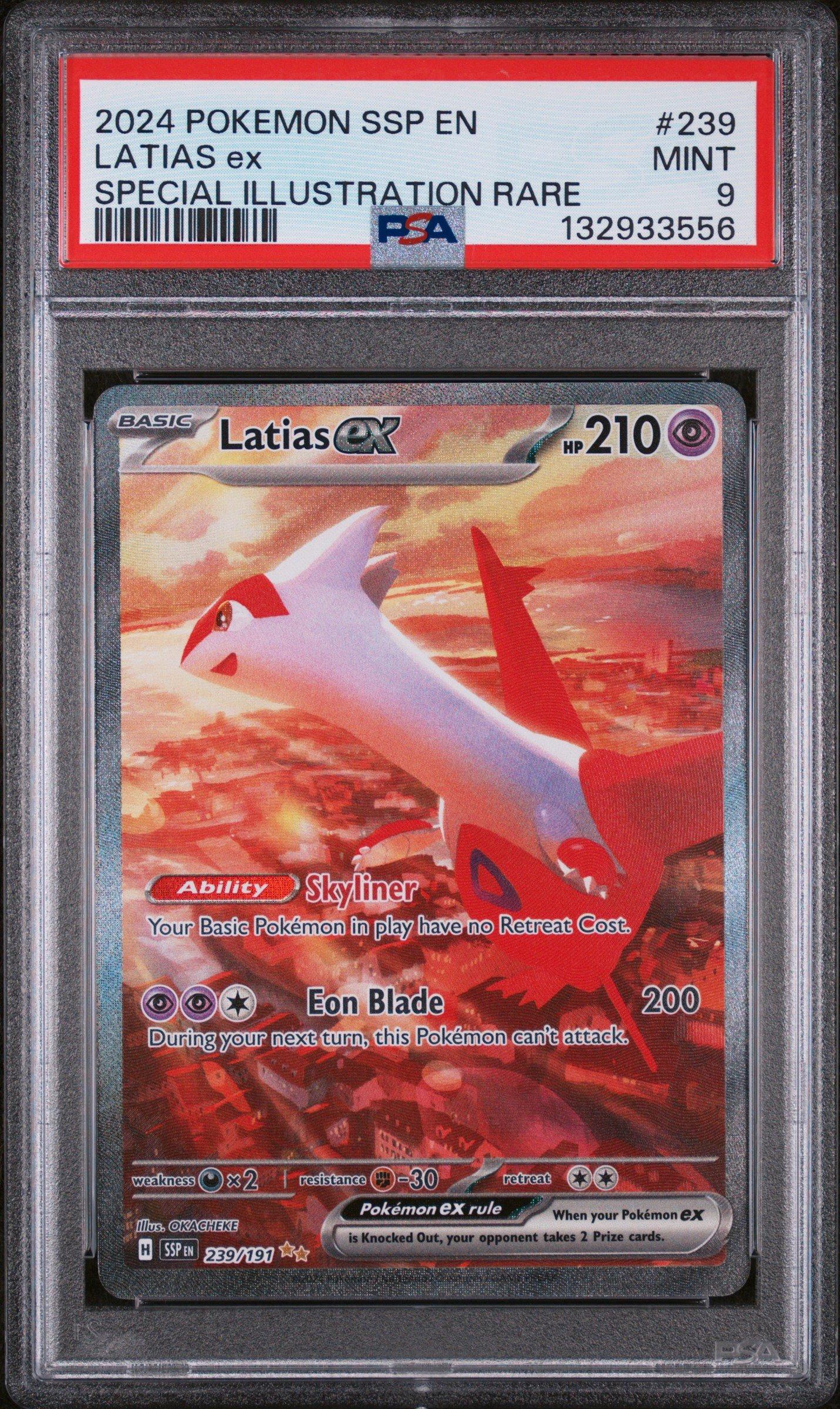 2024 Pokemon Ssp En-surging Sparks 239 Latias Ex Special