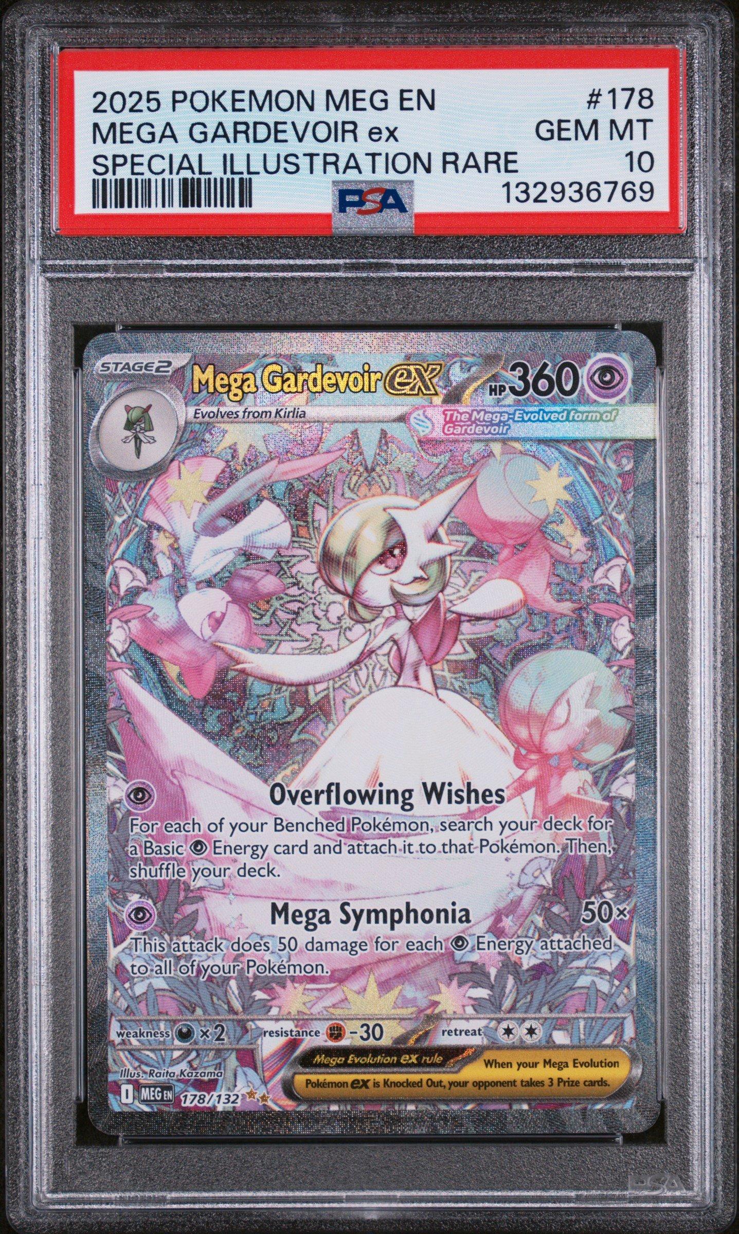 2025 Pokemon Meg En-mega Evolution 178 Mega Gardevoir Ex Special