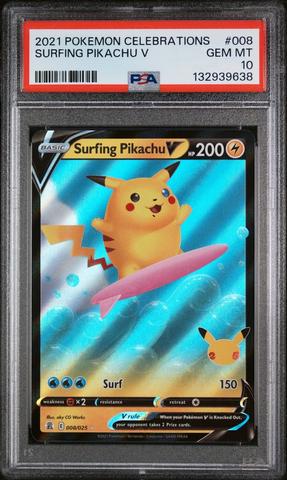 2021 Pokemon Japanese 25th Anniversary Collection 021 Surfing