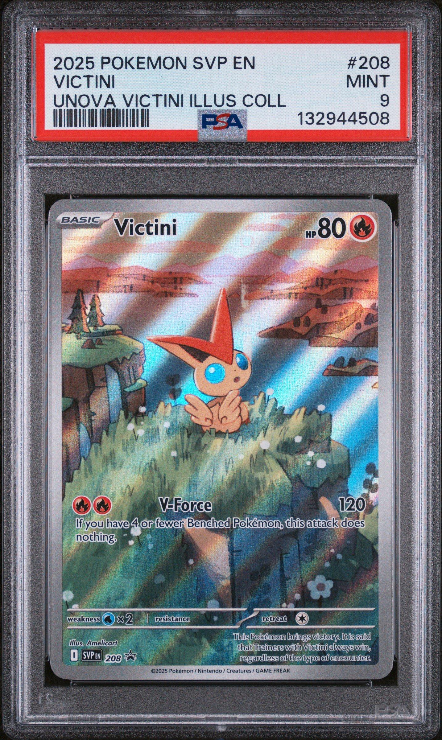 2025 Pokemon Svp En-sv Black Star Promo 208 Victini Unova Victini
