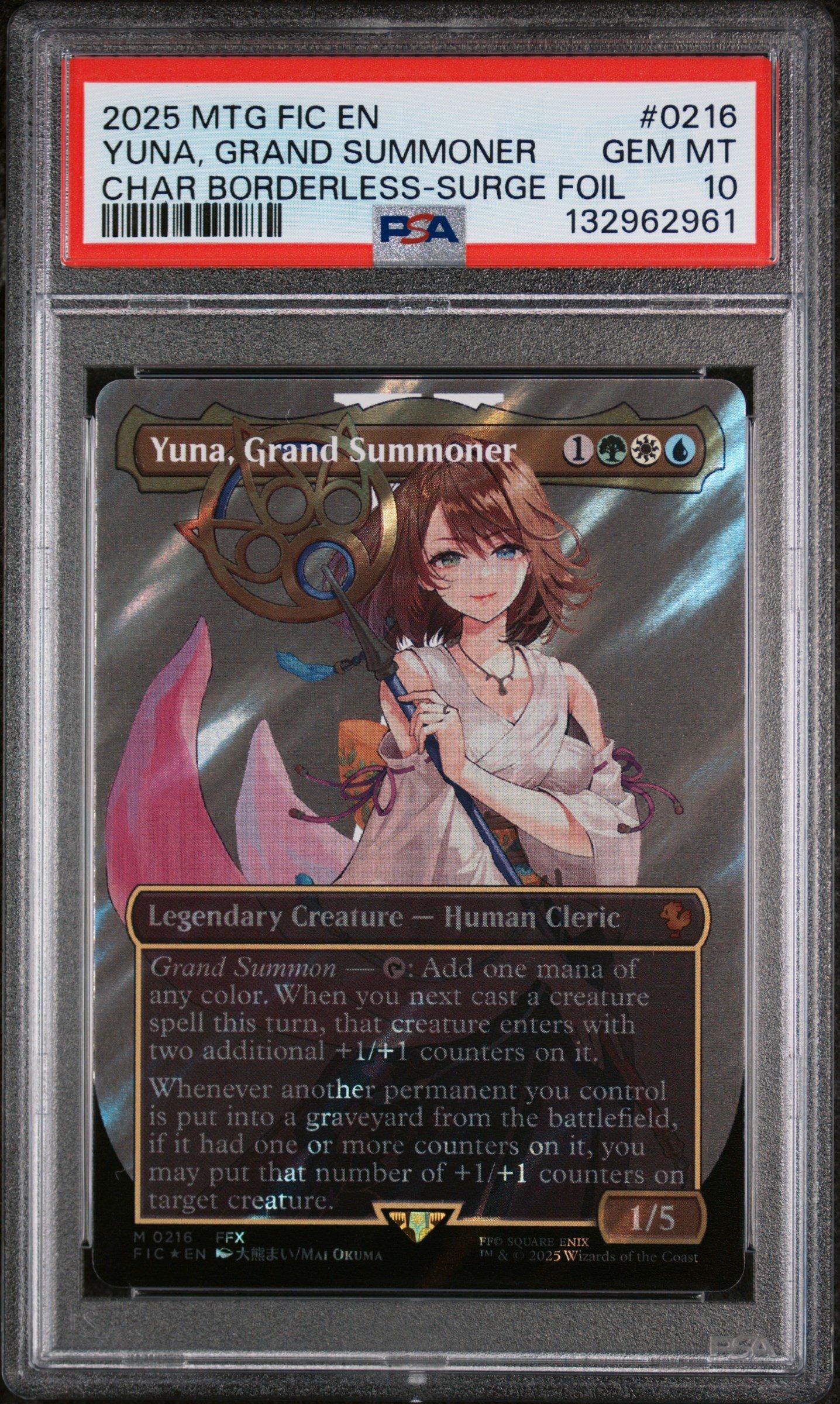 2025 Magic The Gathering Final Fantasy Commander 0216 Yuna, Grand