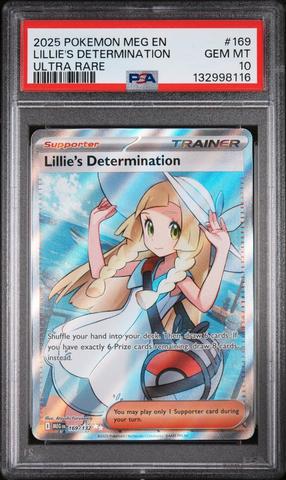 2025 Pokemon Meg En-mega Evolution 169 Lillie's Determination
