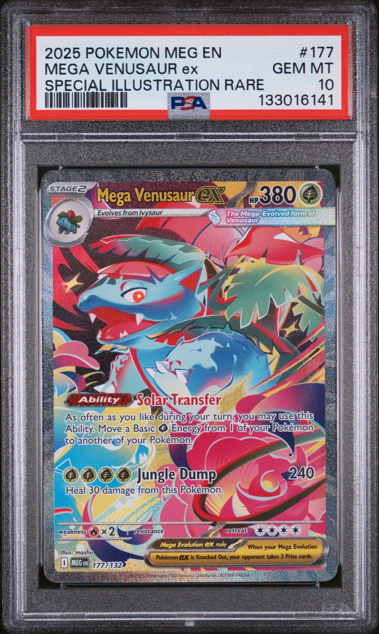 2025 Pokemon Meg En-mega Evolution 177 Mega Venusaur Ex Special