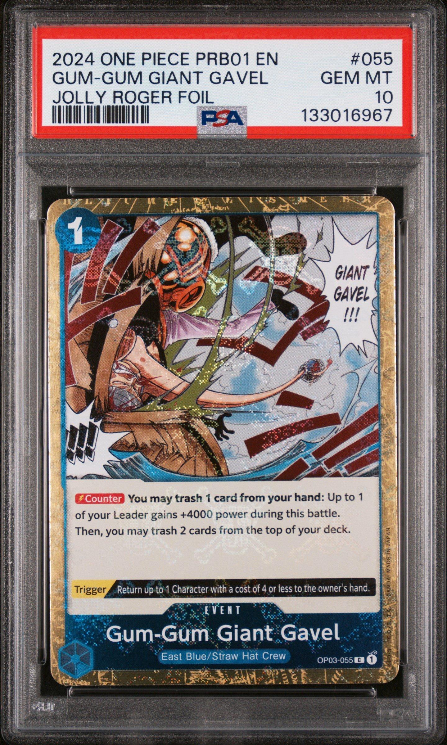 2024 One Piece Prb01-premium Booster -one Piece Card The Best- 055