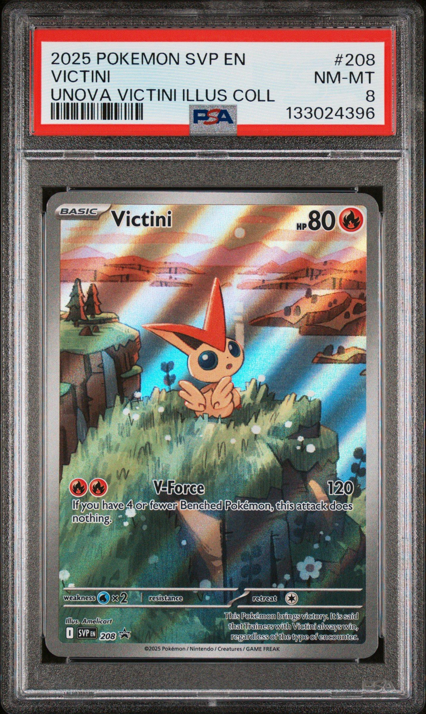 2025 Pokemon Svp En-sv Black Star Promo 208 Victini Unova Victini