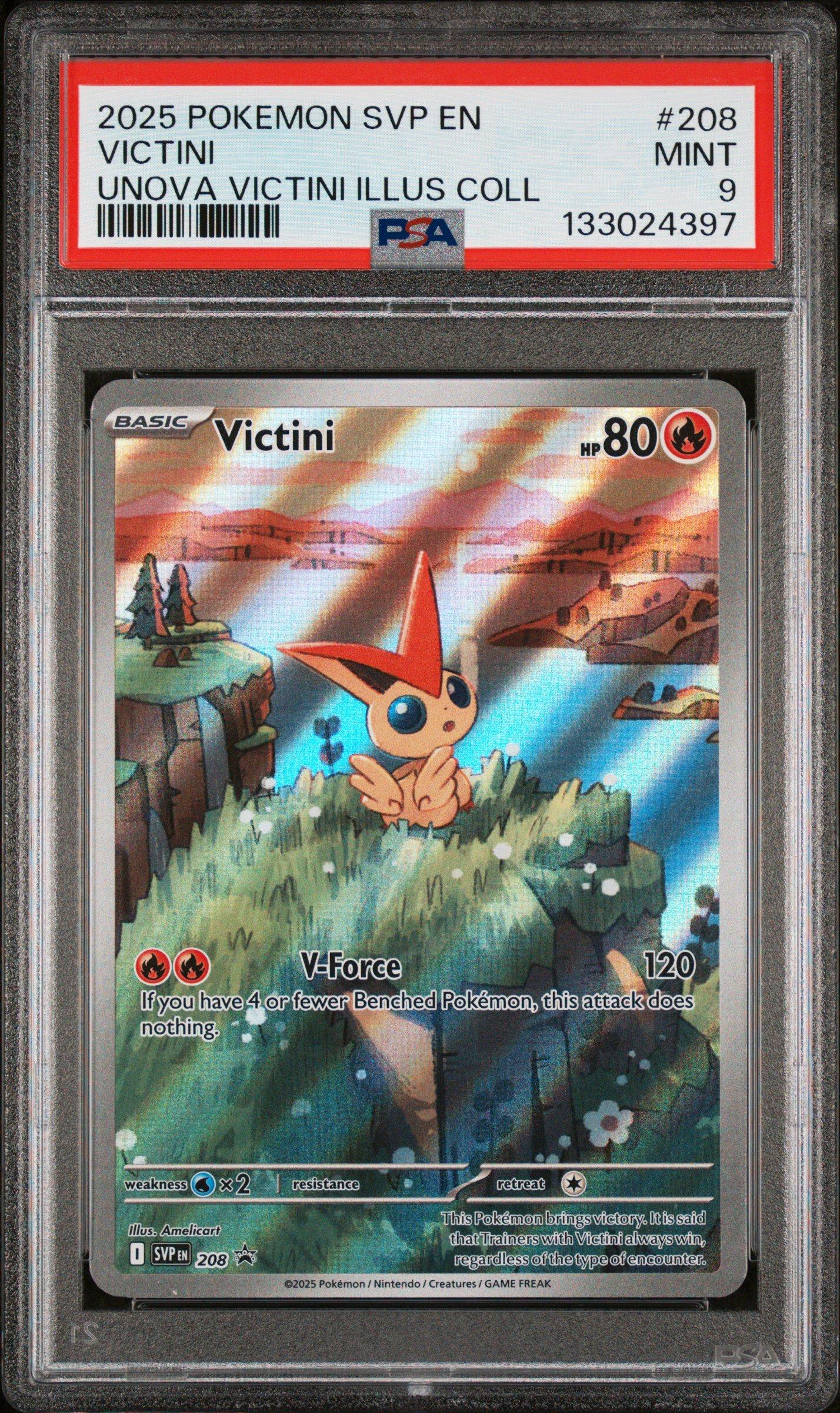 2025 Pokemon Svp En-sv Black Star Promo 208 Victini Unova Victini