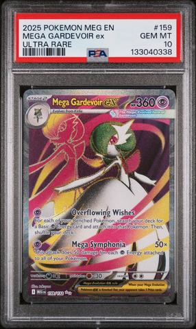 2025 Pokemon Meg En-mega Evolution 187 Mega Gardevoir Ex Mega
