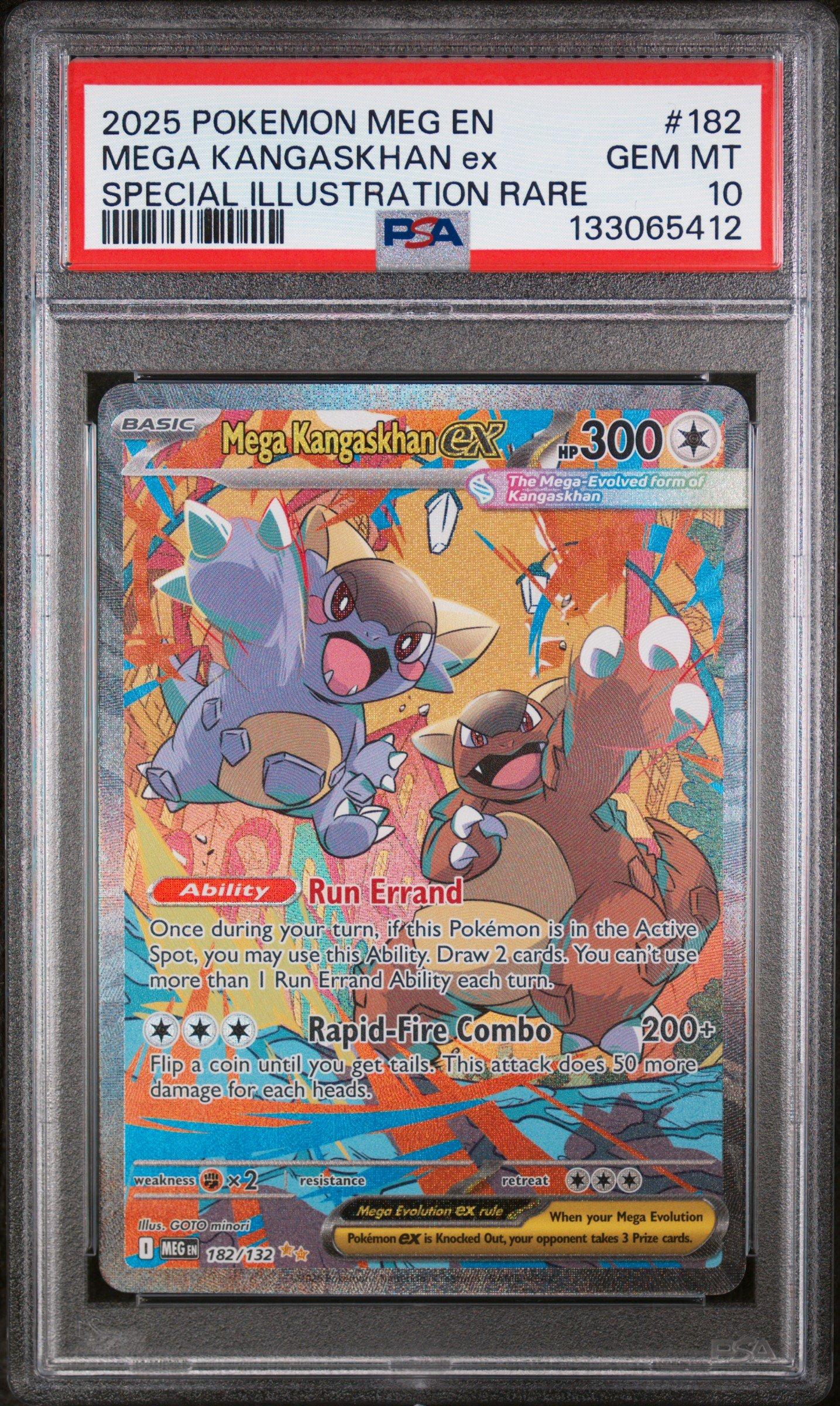 2025 Pokemon Meg En-mega Evolution 182 Mega Kangaskhan Ex Special