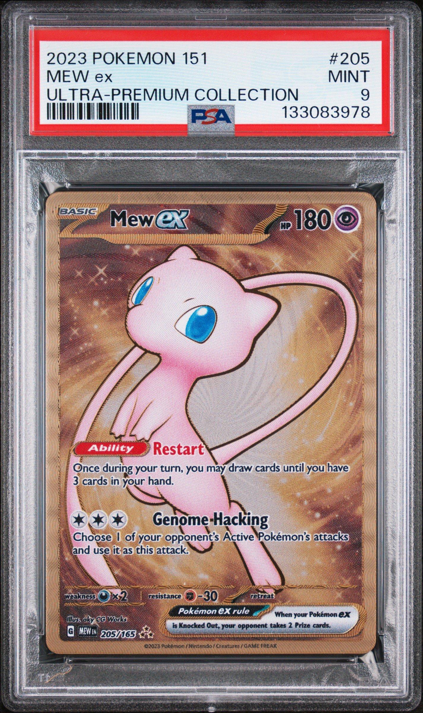 2023 Pokemon 151 Ultra-premium Collection 205 Mew Ex PSA 9 Graded
