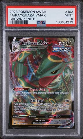 2023 Pokemon Sword And Shield Crown Zenith 102 Full Art/rayquaza