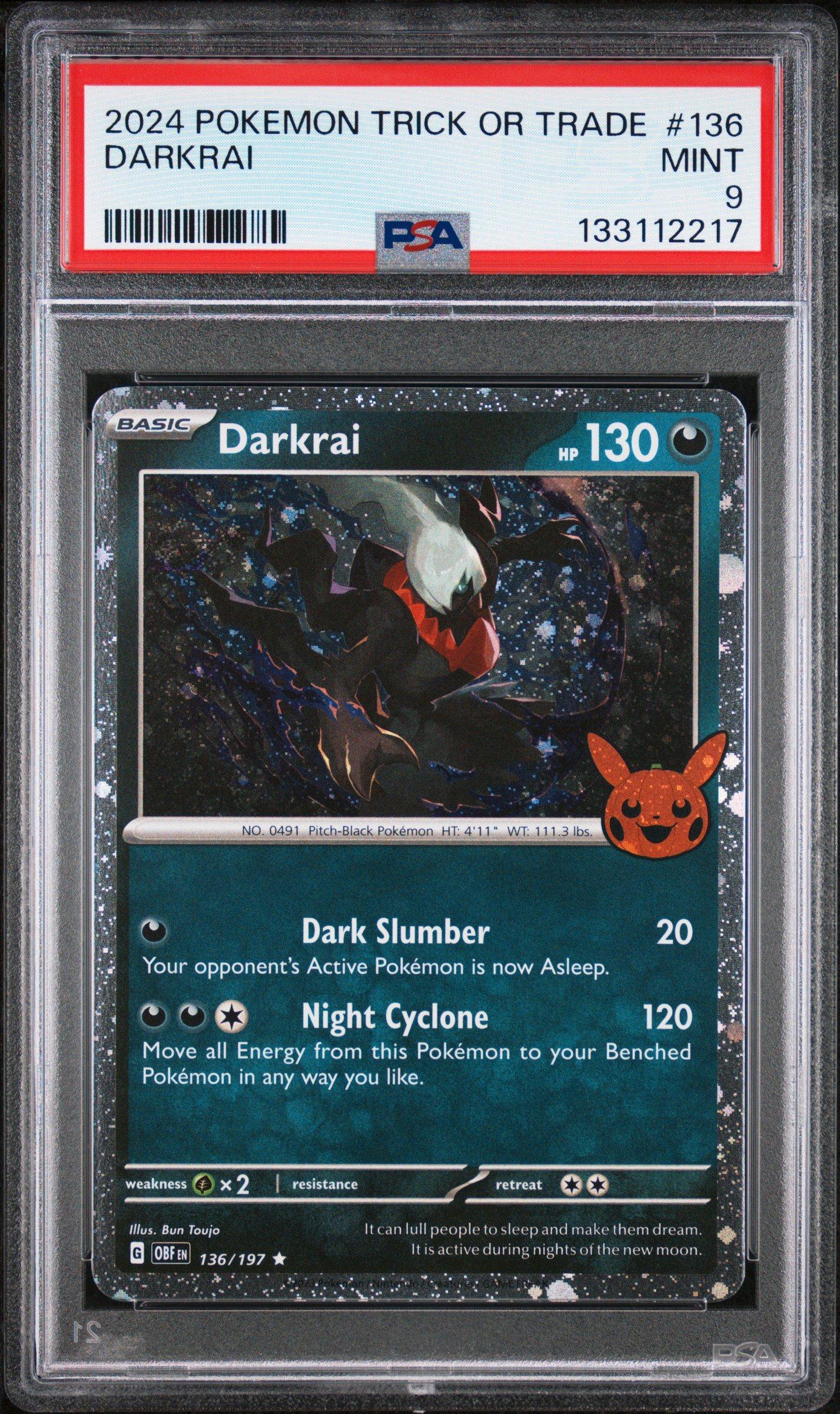 rare darkrai pokemon card Pokemon Crown Zenith Rare Holo Darkrai VSTAR GG50