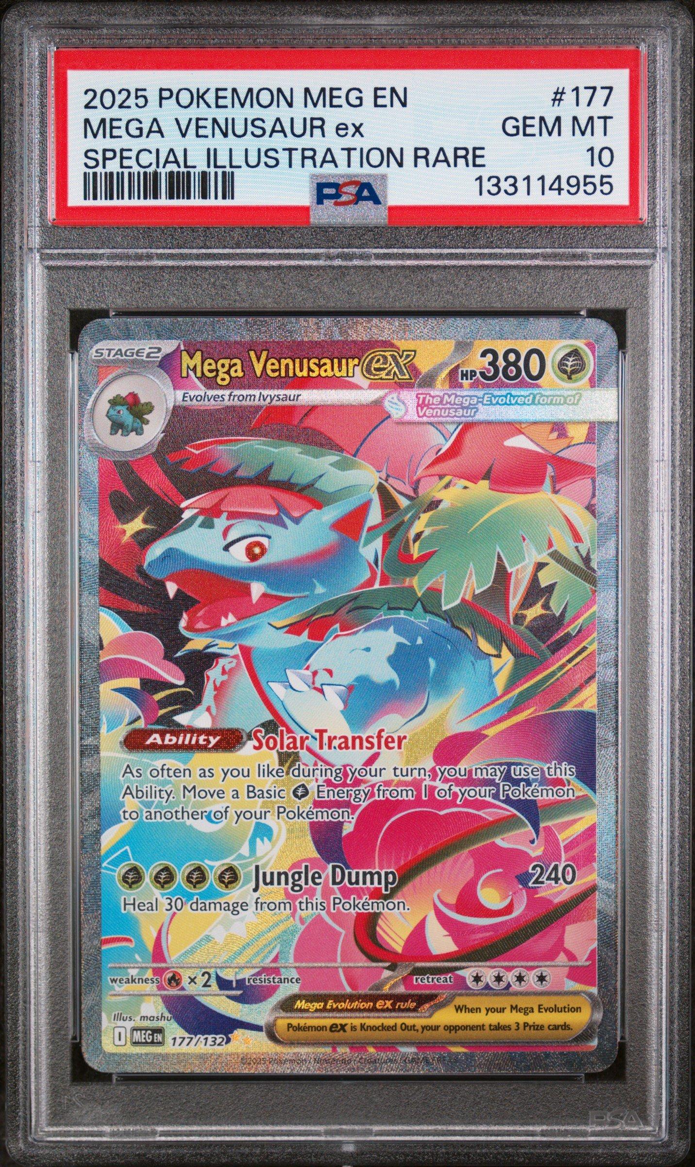 2025 Pokemon Meg En-mega Evolution 177 Mega Venusaur Ex Special
