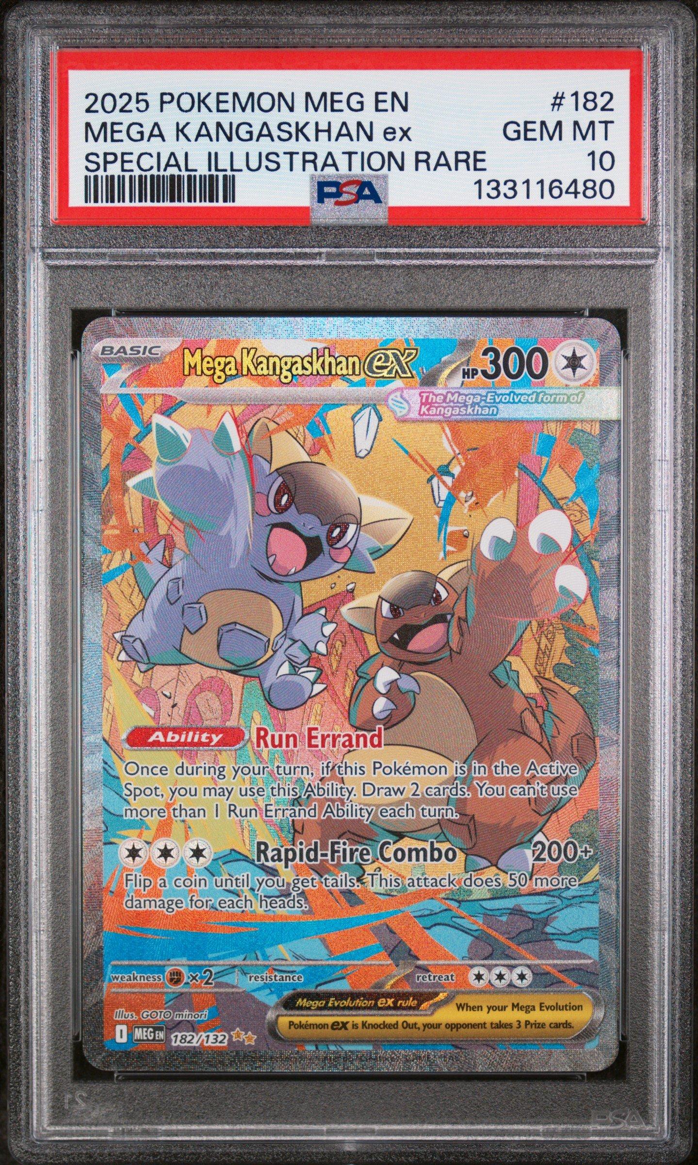 2025 Pokemon Meg En-mega Evolution 182 Mega Kangaskhan Ex Special