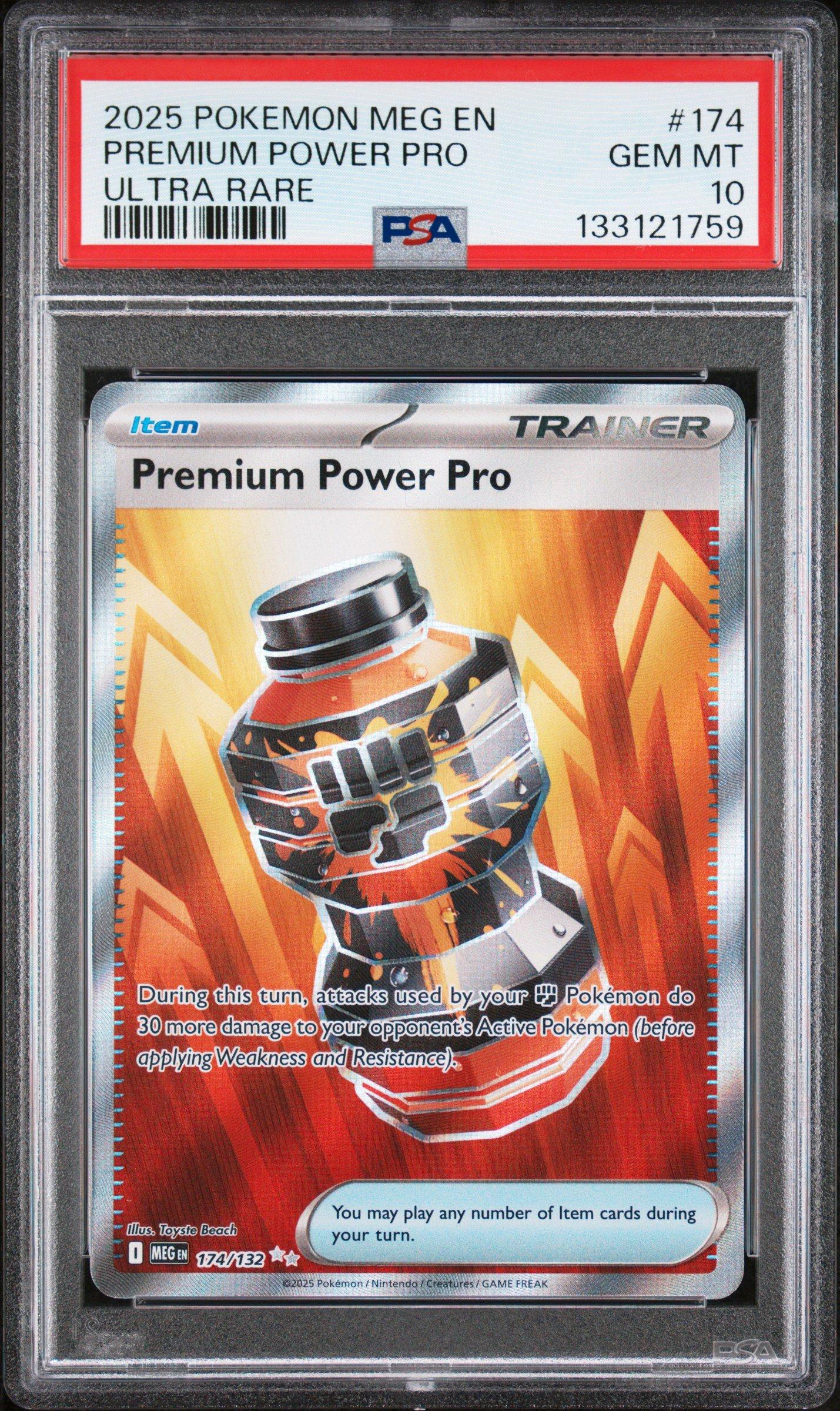 PSA10 スケープゴート　ウルトラ　リミテッドエディション　2期 2025 Pokemon Meg En-mega Evolution 174 Premium Power Pro Ultra