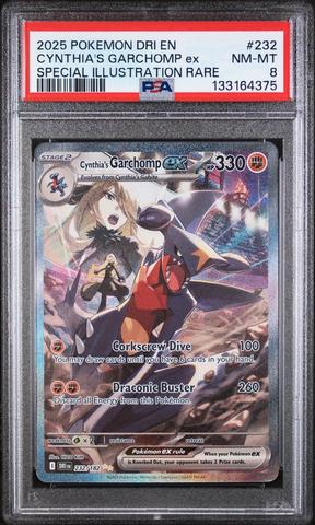2025 Pokemon Dri En-destined Rivals 232 Cynthia's Garchomp Ex