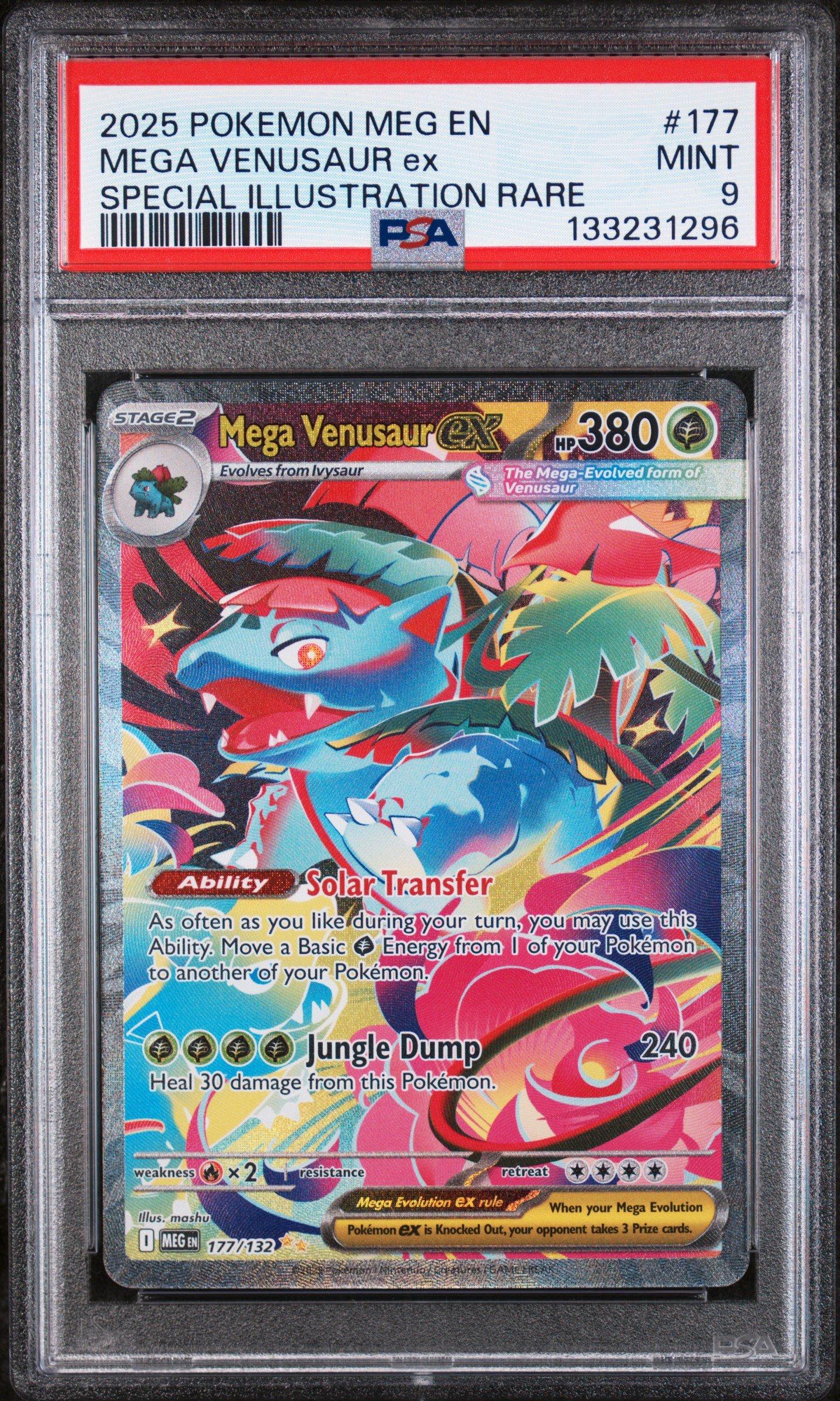 2025 Pokemon Meg En-mega Evolution 177 Mega Venusaur Ex Special