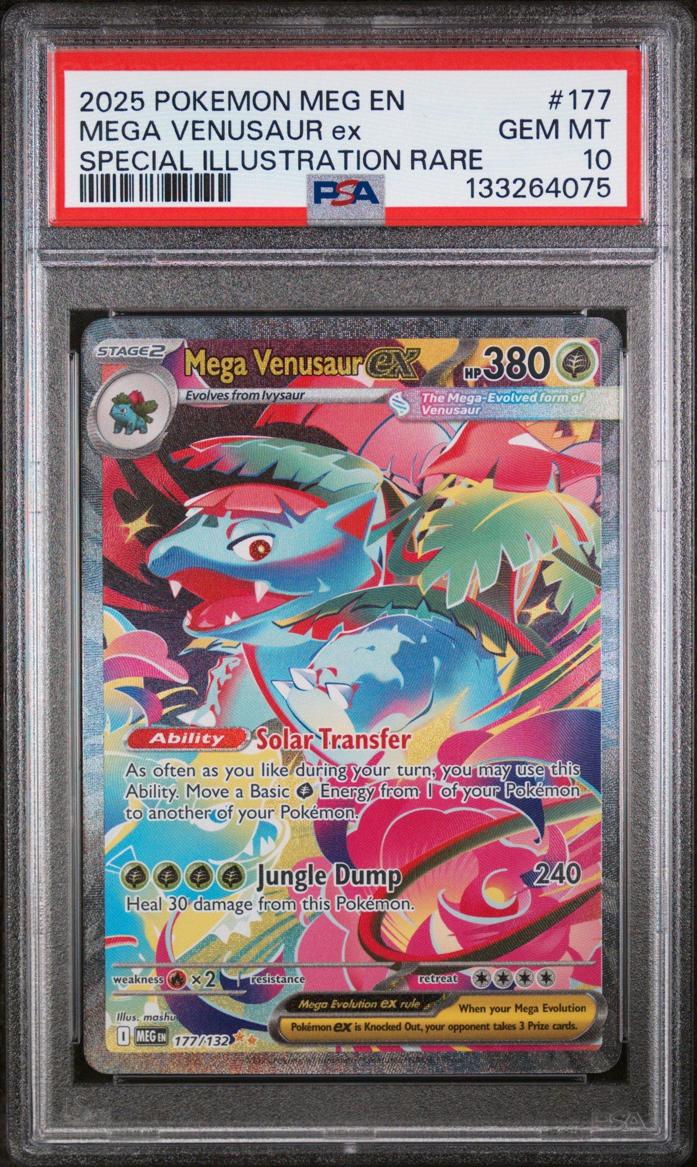 XXVlll様 2025 Pokemon Meg En-mega Evolution 177 Mega Venusaur Ex Special