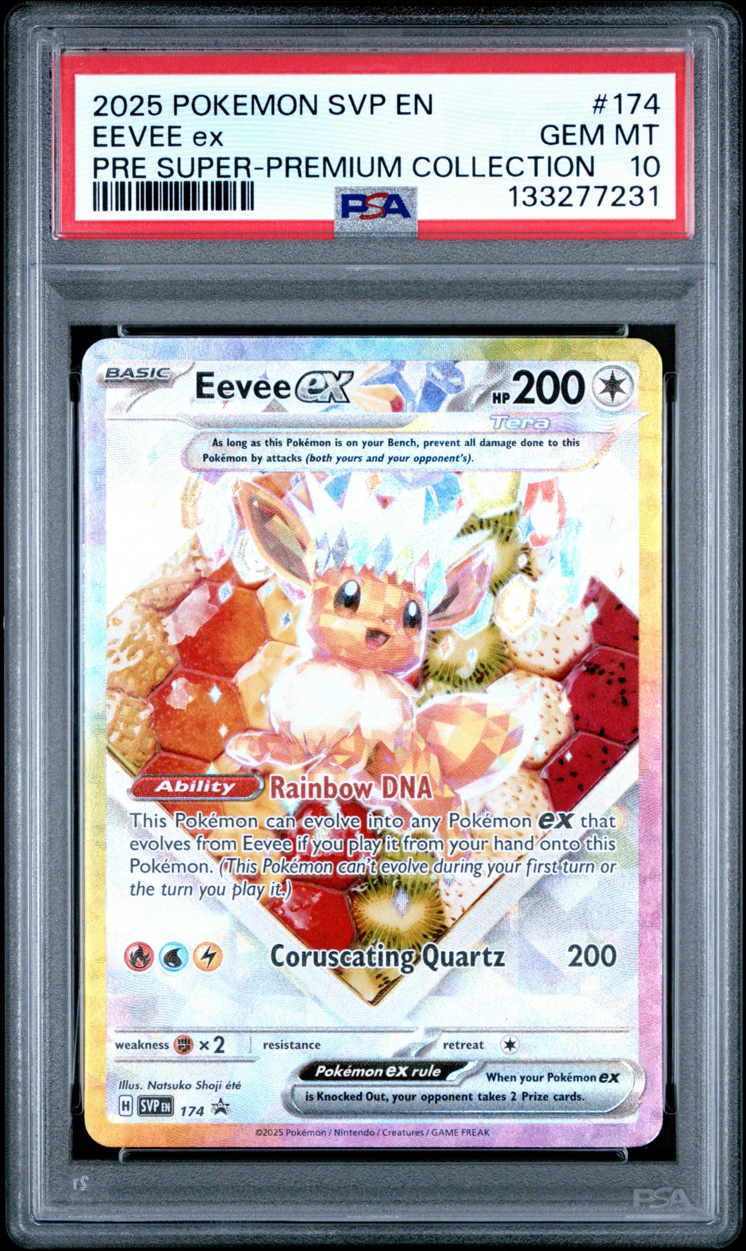 2025 Pokemon Svp En-sv Black Star Promo 174 Eevee Ex Prismatic