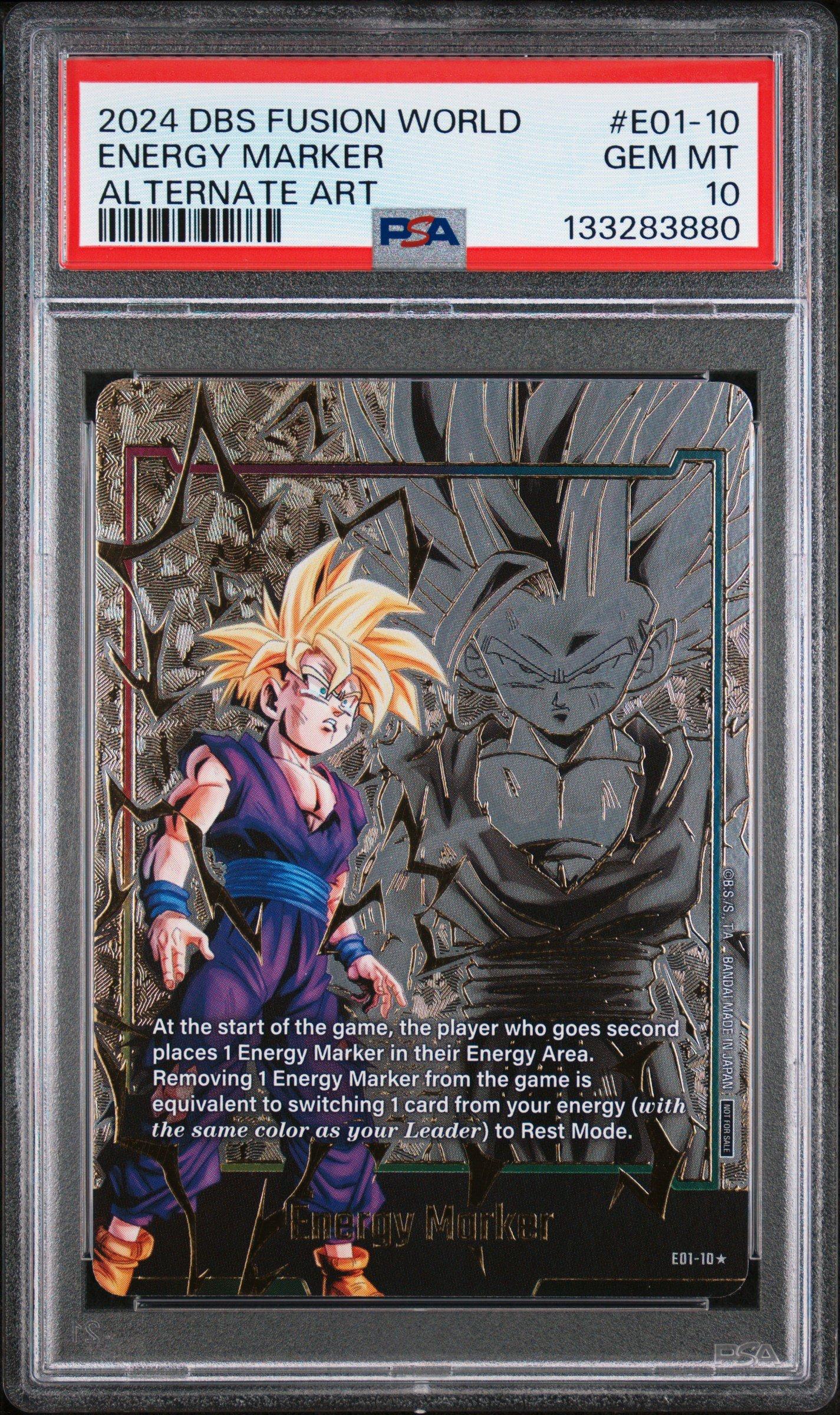 2024 PSA10 エナジーマーカー 孫悟空E01-01 GEM MT 2024 Dragon Ball Super Card Game Fusion World Energy Marker Pack