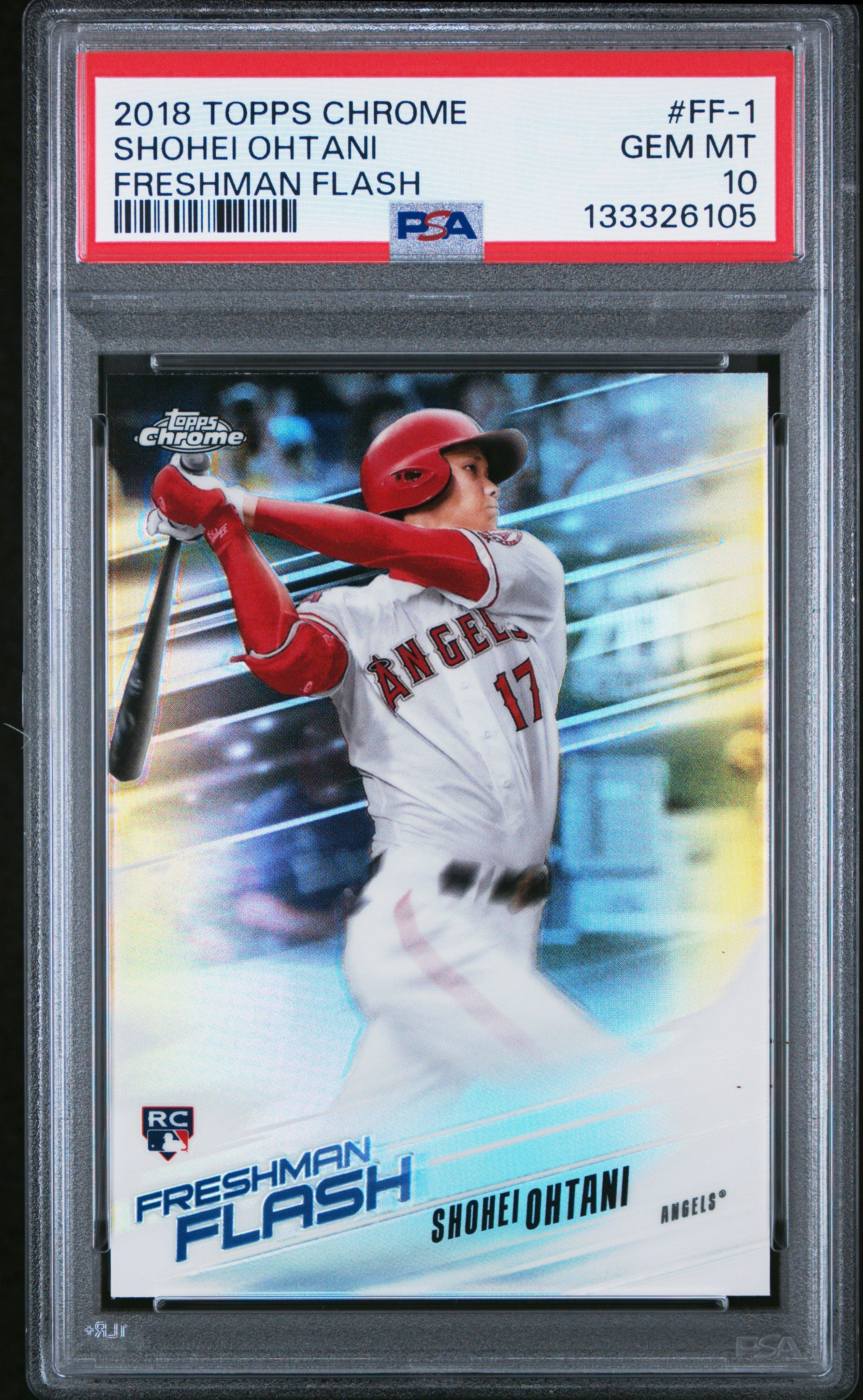 2018 Topps Chrome Freshman Flash Ff-1 Shohei Ohtani PSA
