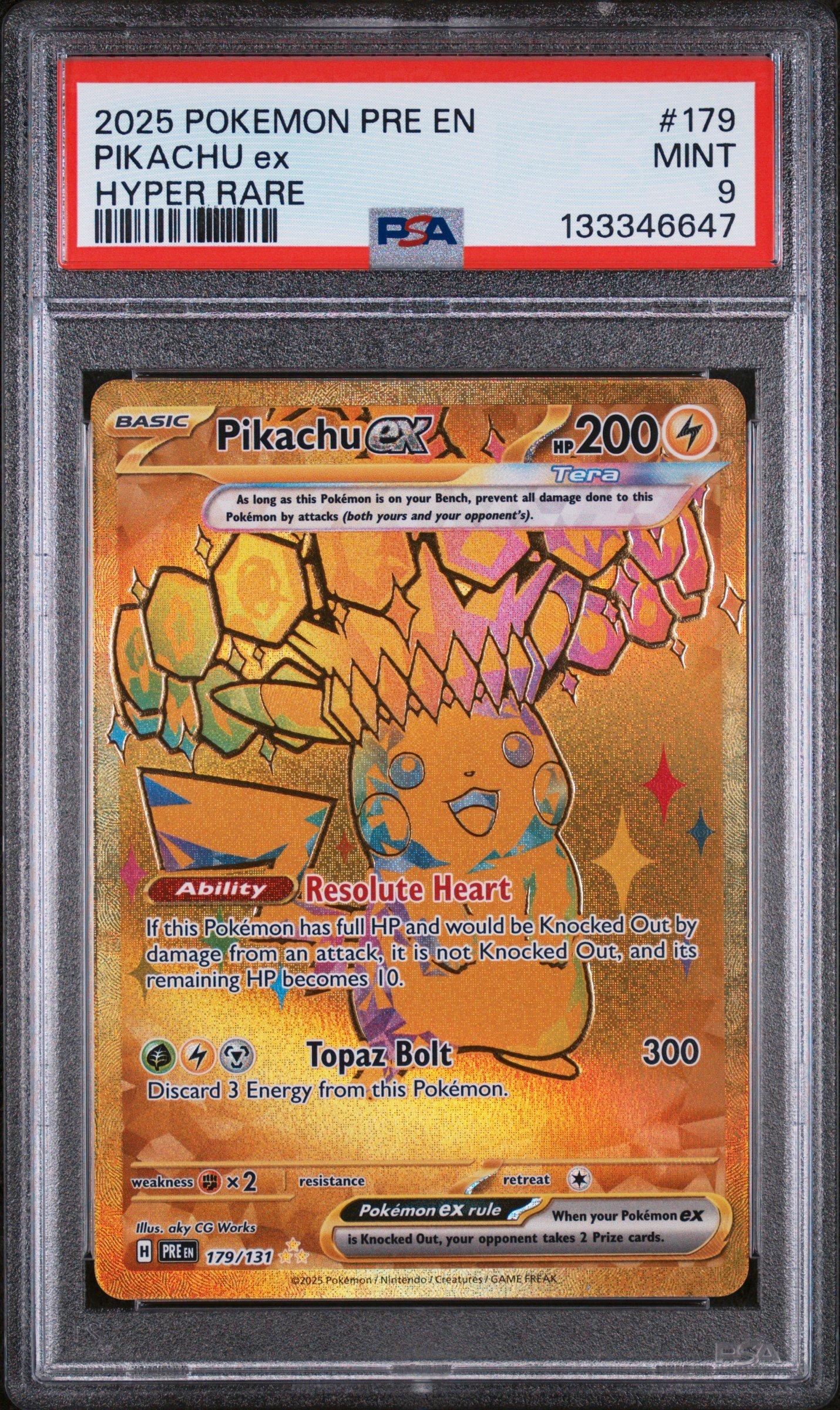 pokemon trading cards pikachu ex SV8] 122/106SR discard all Energy attached to this Pokemon. Here's another preview cards from