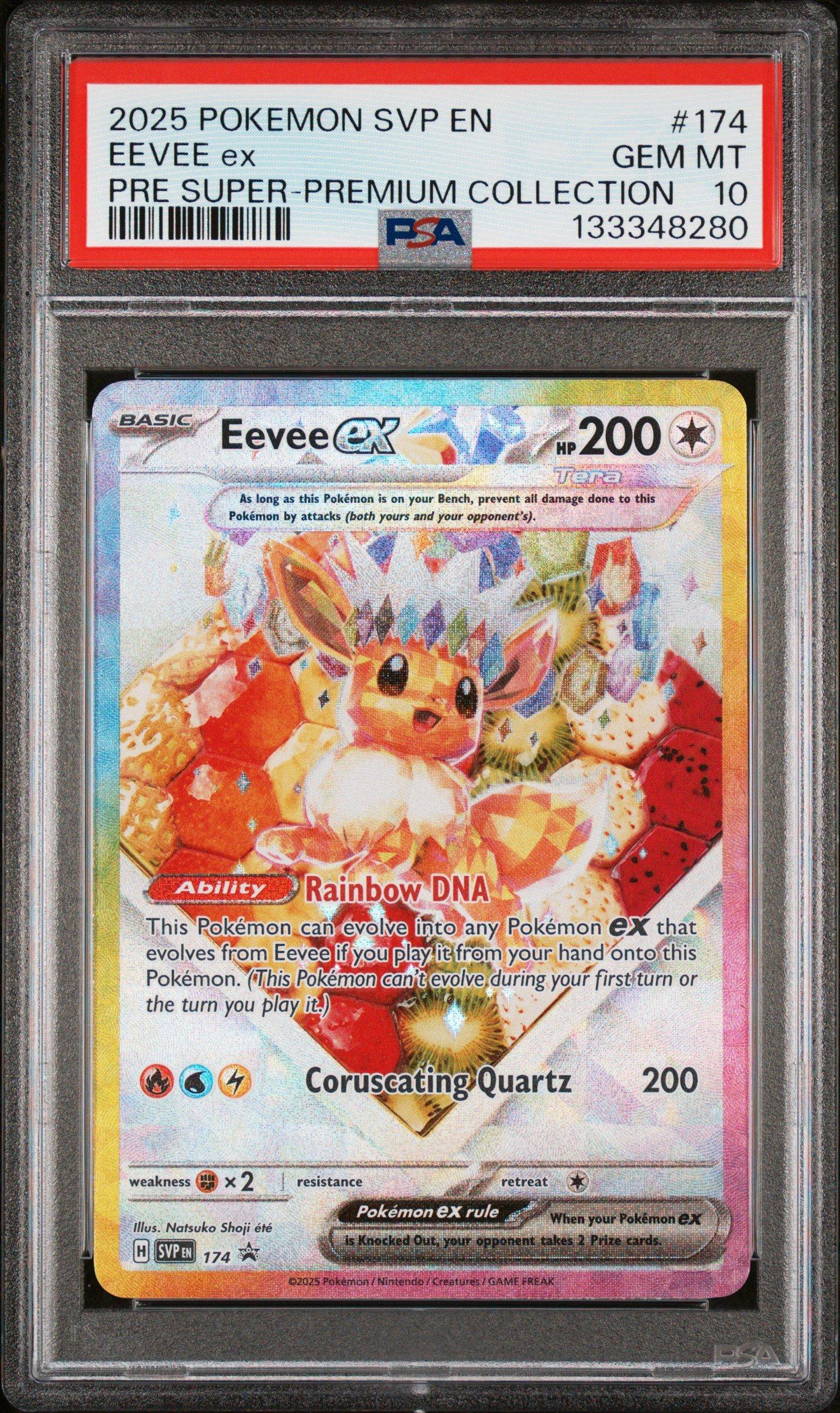 2025 Pokemon Svp En-sv Black Star Promo 174 Eevee Ex Prismatic
