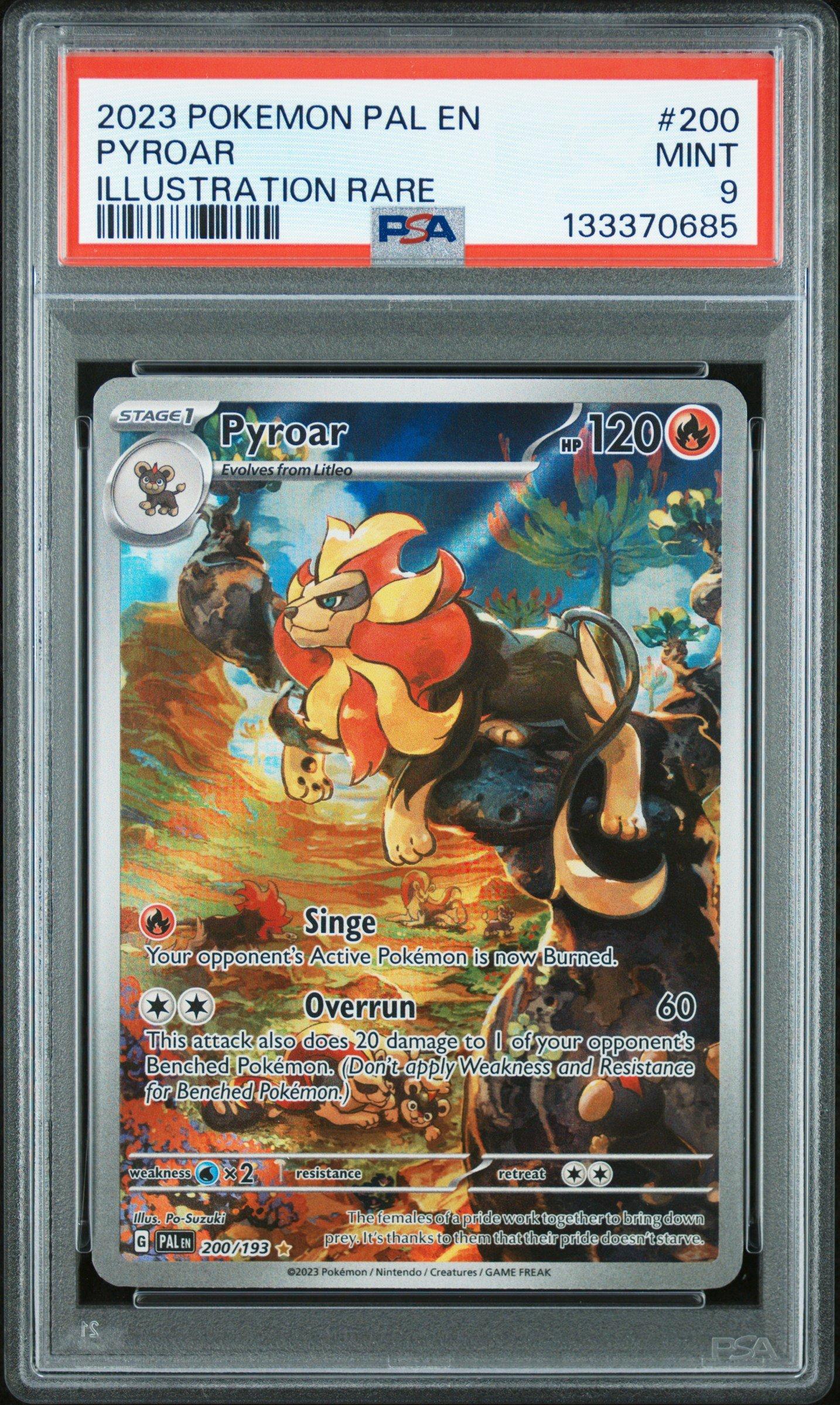 pokemon pyroar card Mega SR 097/083 M4 Ninja Spinner Japanese  GLIT Japanese Hobby Shop Weakness Water 2 Retreat Cost Pokemon  Pyroar - 032/193