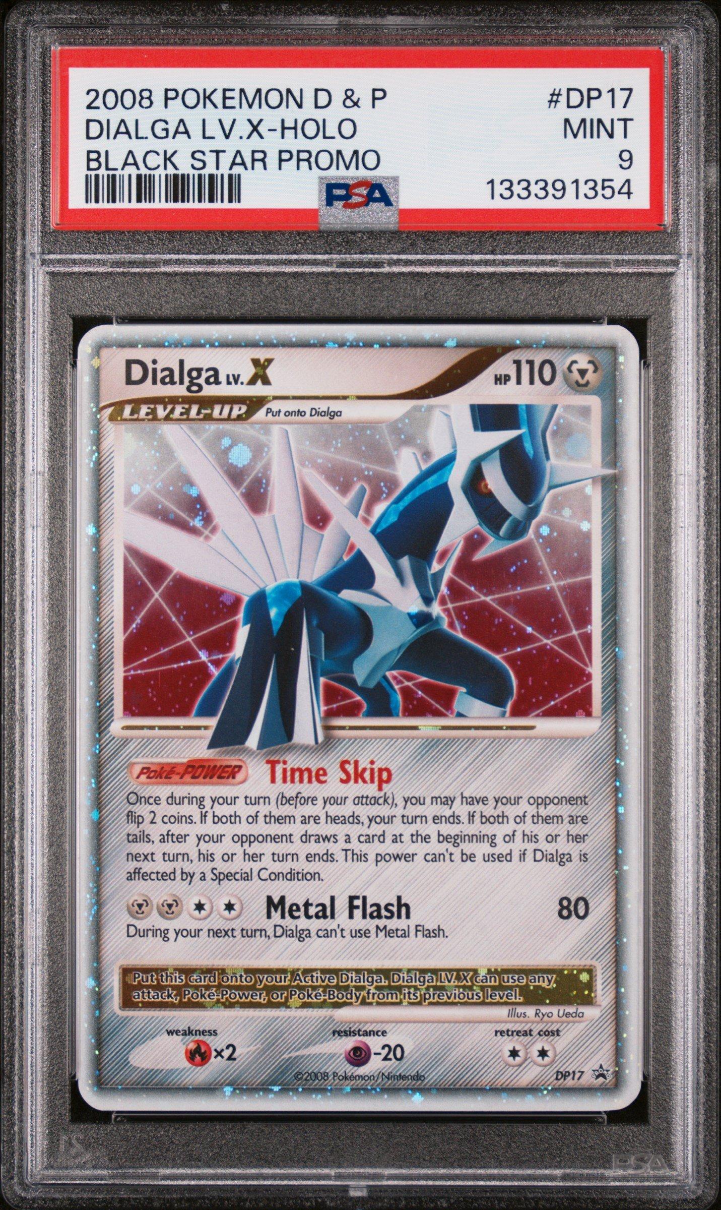 2008 Pokemon Diamond & Pearl Black Star Promo Dp17 Dialga Lv.x
